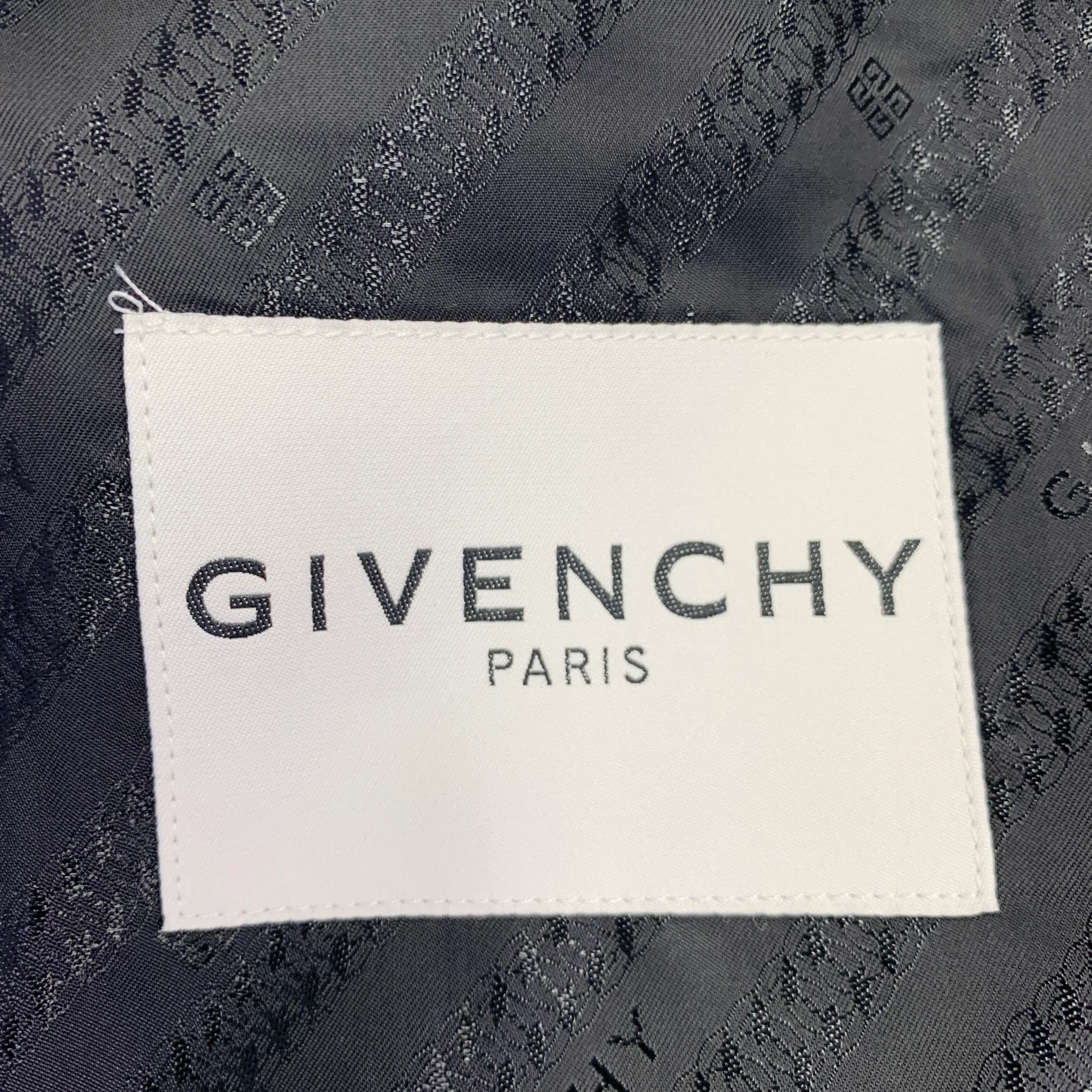 GIVENCHY Size 38 Grey Black Purple Plaid Contrast Trim Wool Blend Sport Coat - Image 6