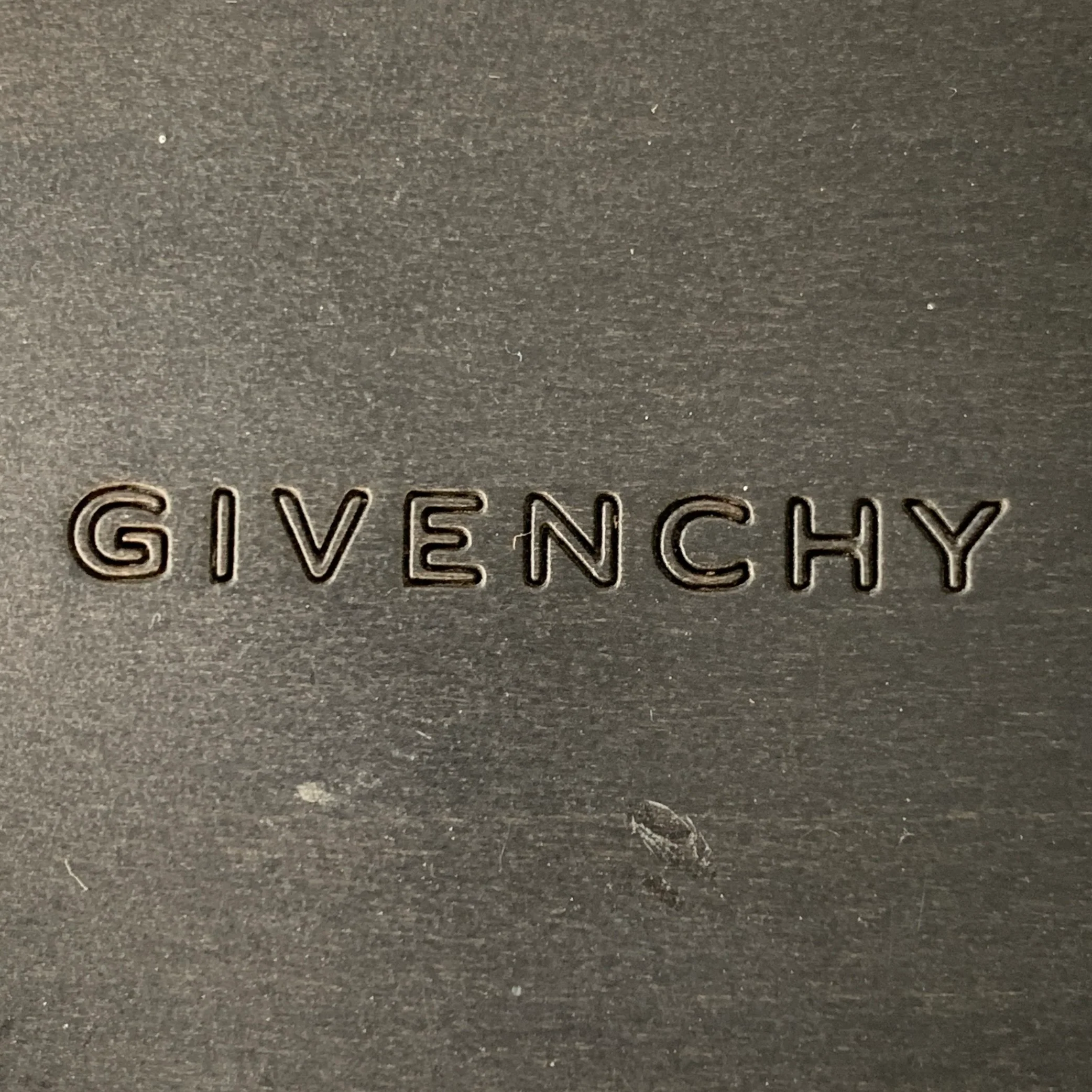 GIVENCHY Size 9 Black Silver Leather Studded Clog Sandals - Image 6