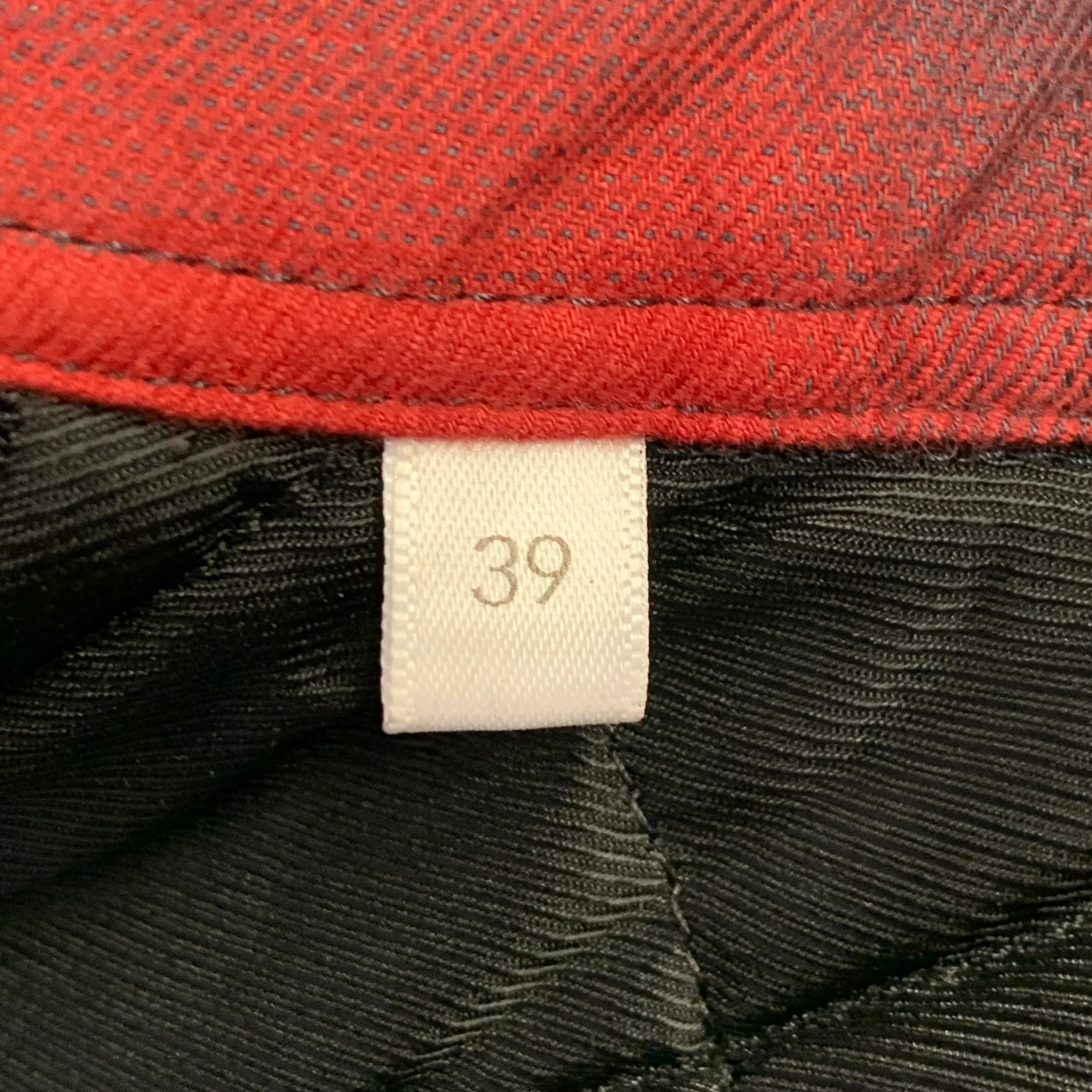 GIVENCHY Size M Red Black Plaid Cotton Snaps Jacket - Image 6