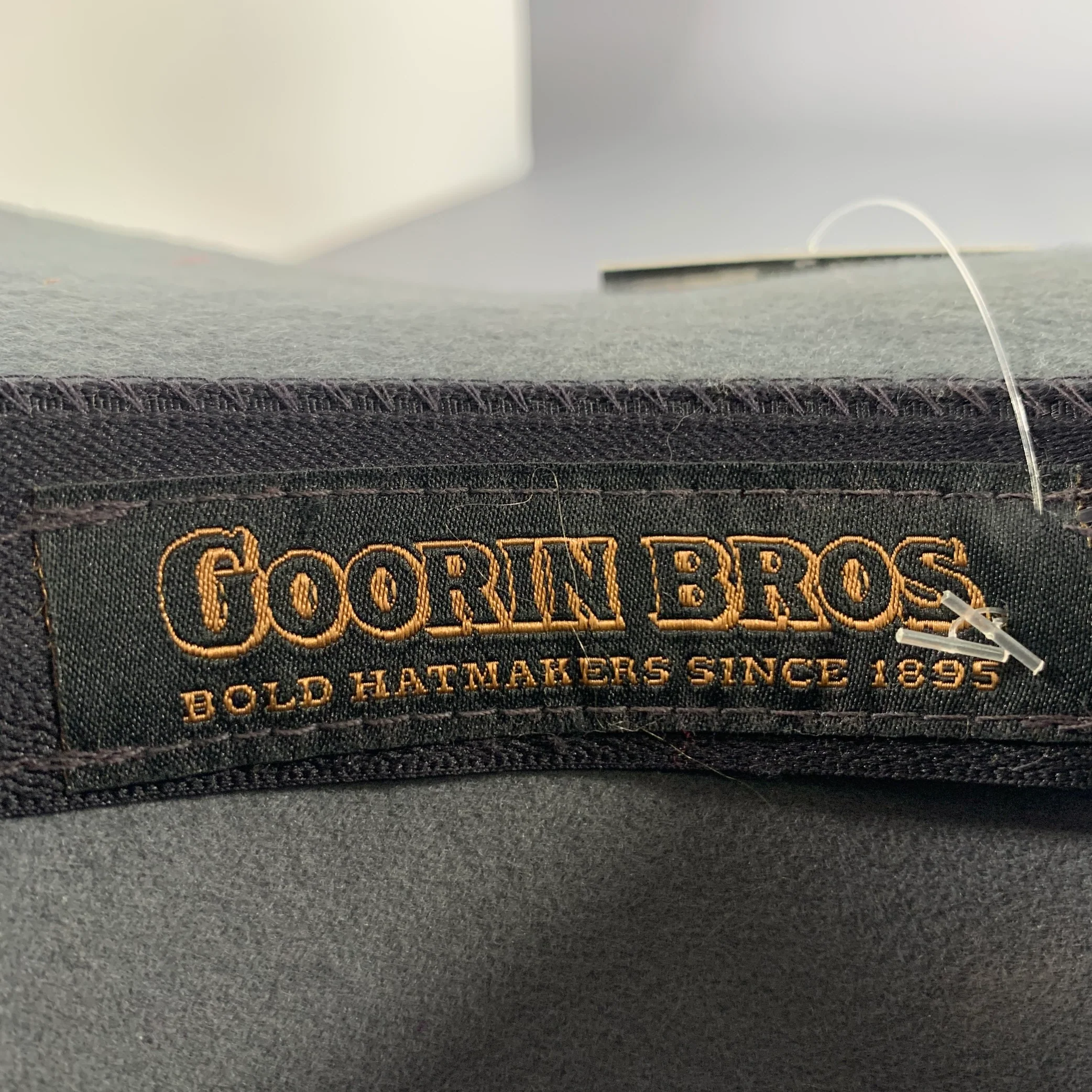 GOORIN BROTHERS Size S Grey Green Wool Felt Fedora Hat - Image 7