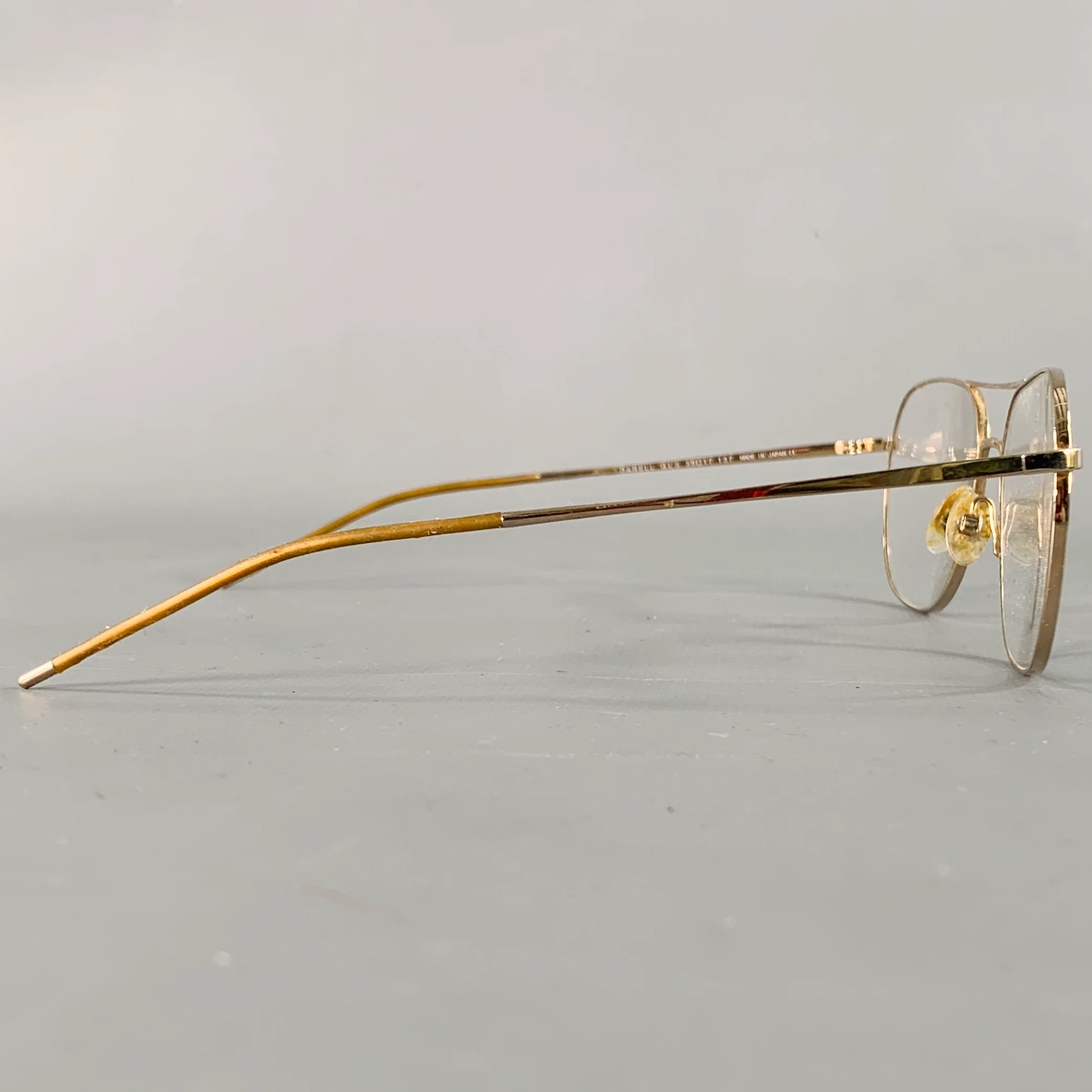 GOTTI Gold Metal Aviator Eyewear Frames - Image 2