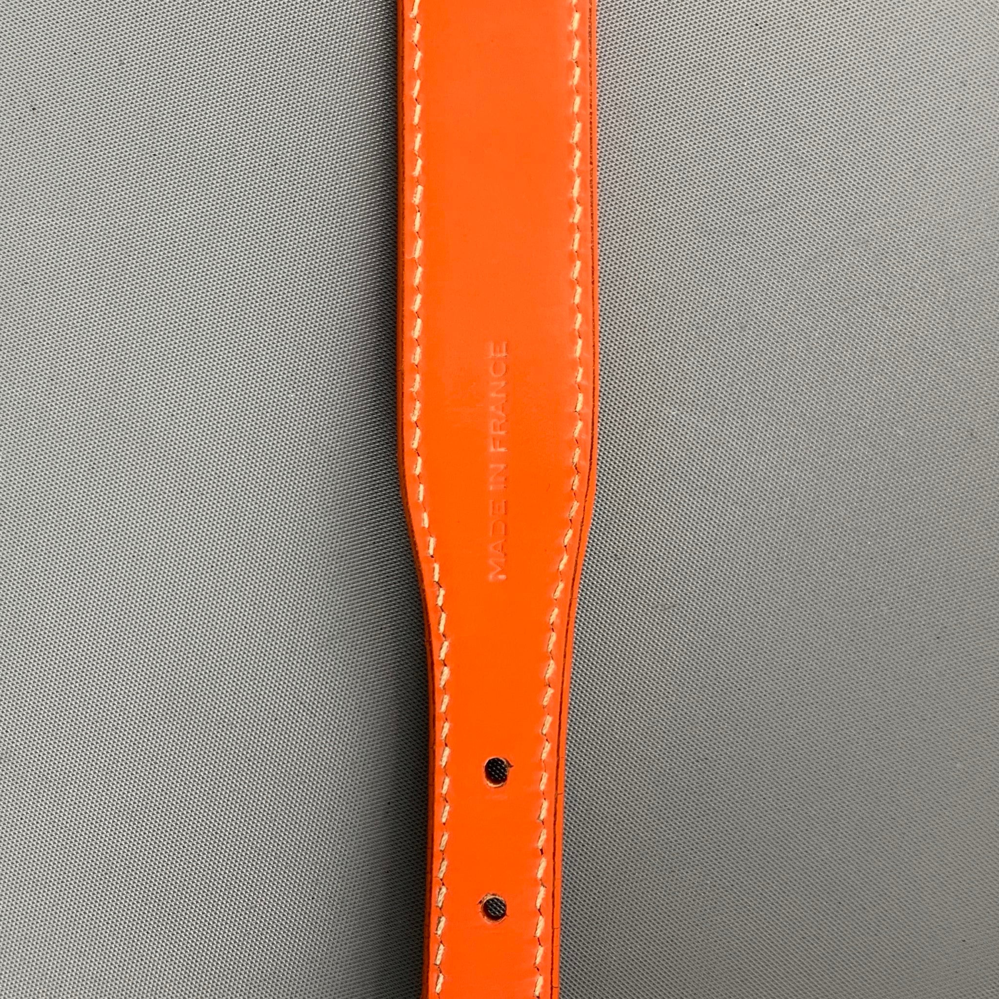 GOYARD Dog Collar Orange Monogram Coated Canvas Leather Goods - Image 6