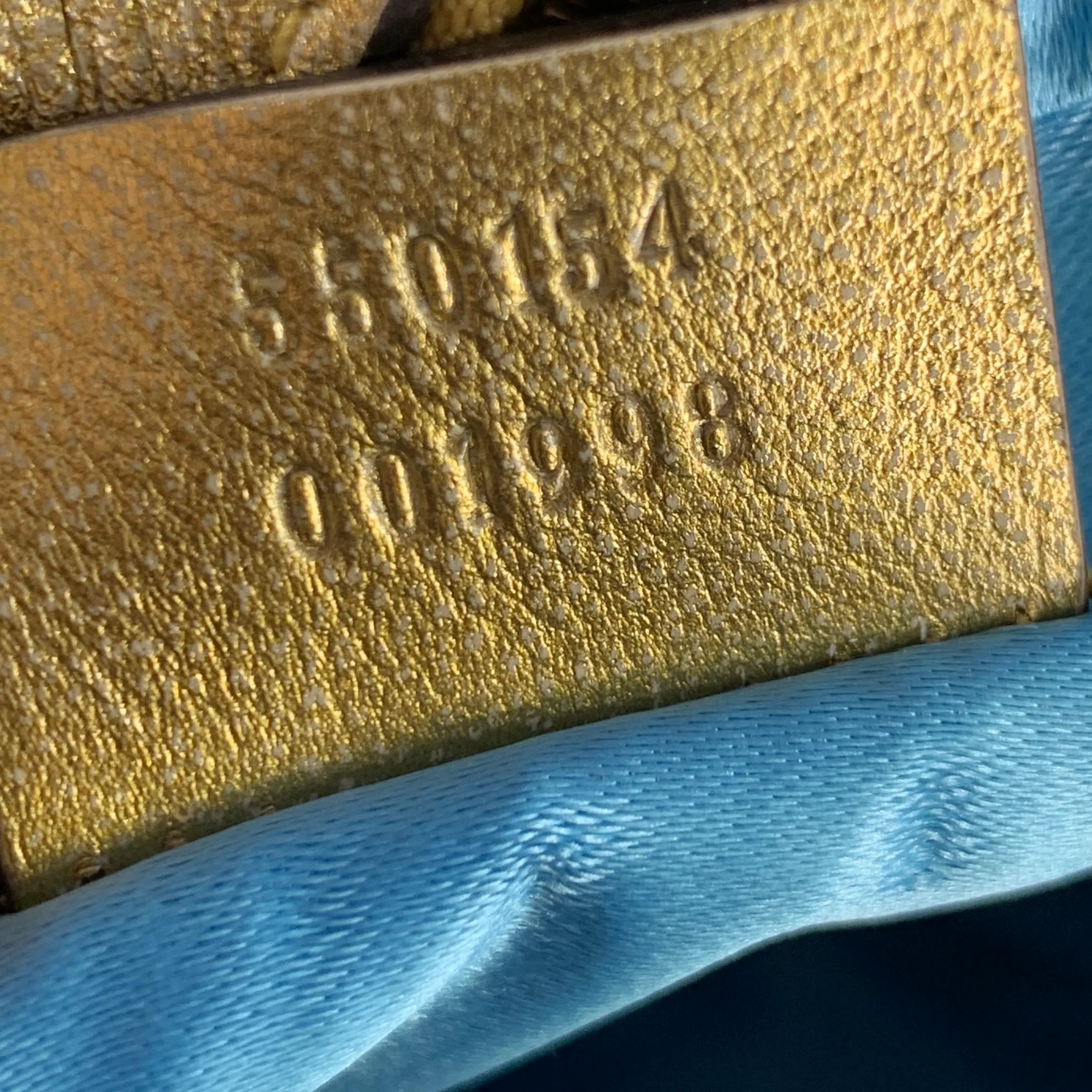 GUCCI Pink Gold Metallic Shoulder Bag Bags & Leather Goods - Image 7