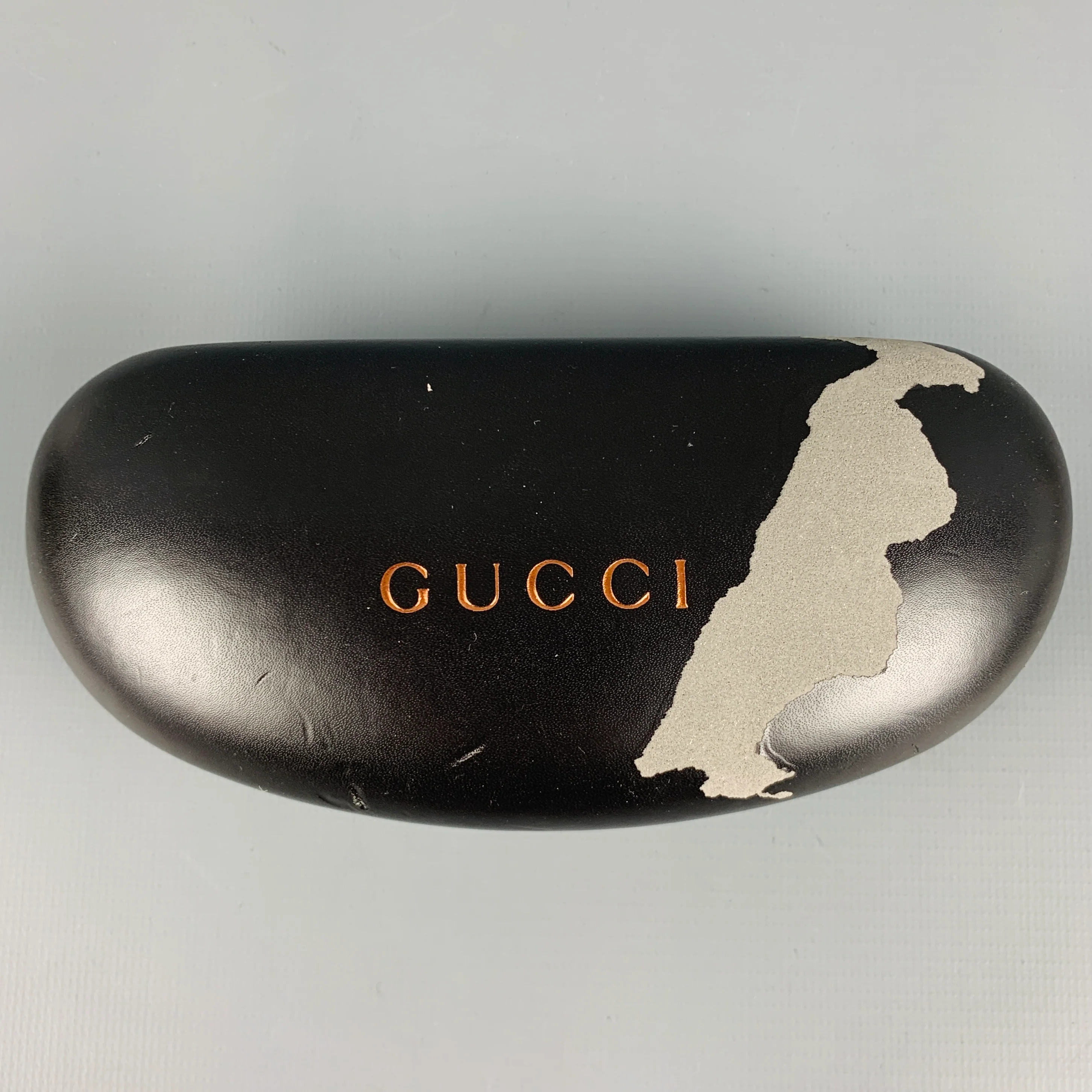 GUCCI Silver Metal Aviator Sunglasses - Image 8
