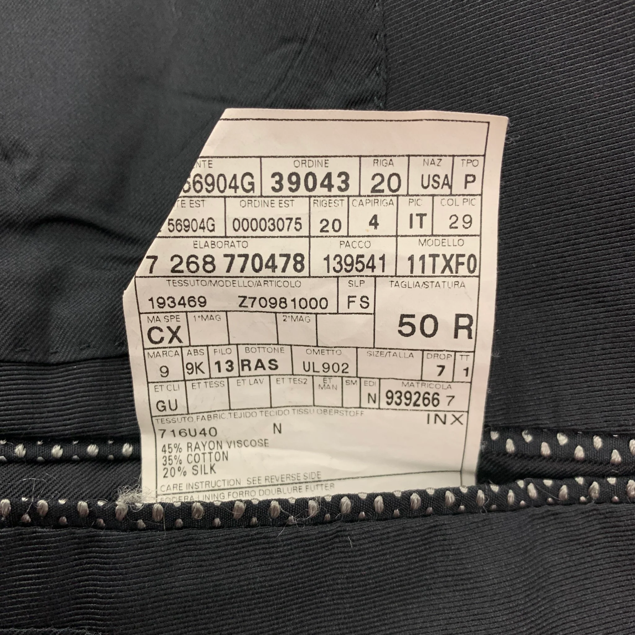 GUCCI Size 40 Grey Black Textured Rayon Blend Shawl Collar Sport Coat - Image 5