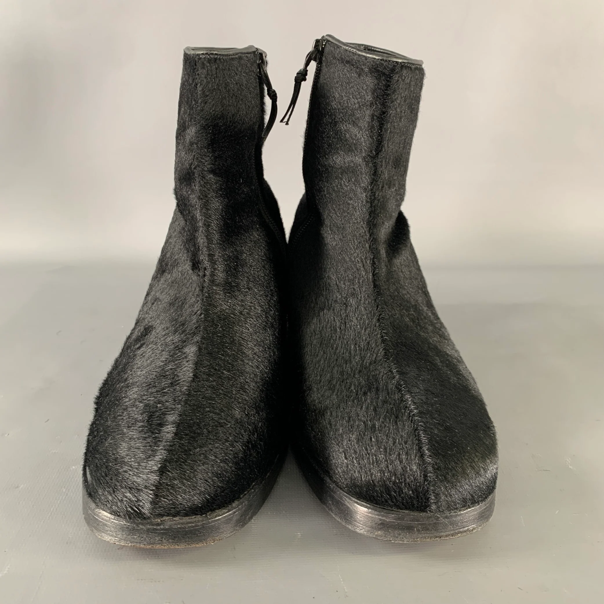 GUCCI Size 9.5 Black Leather Chelsea Boots - Image 4