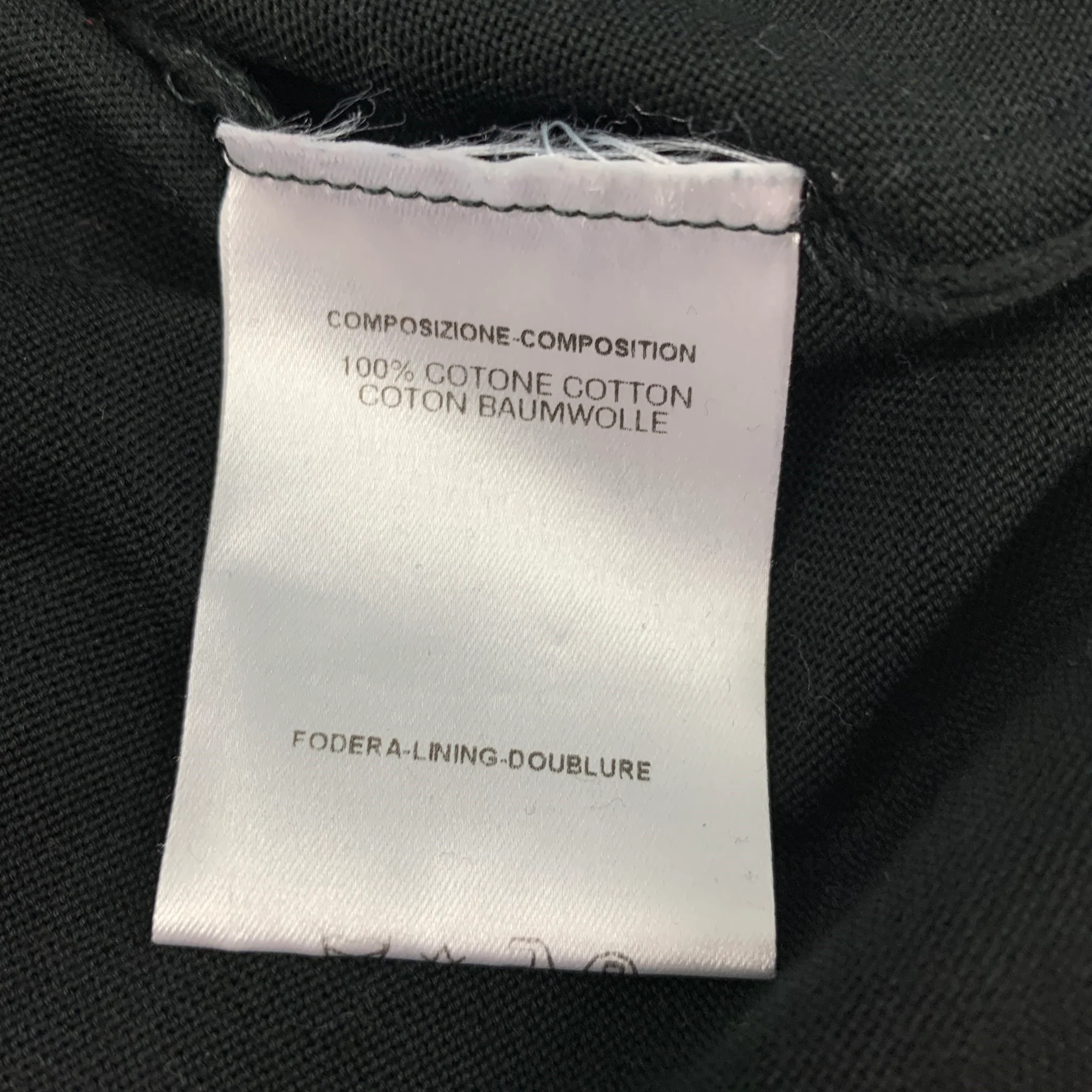 GUCCI Size XS Black Cotton Scoop Neck Pullover - Image 4