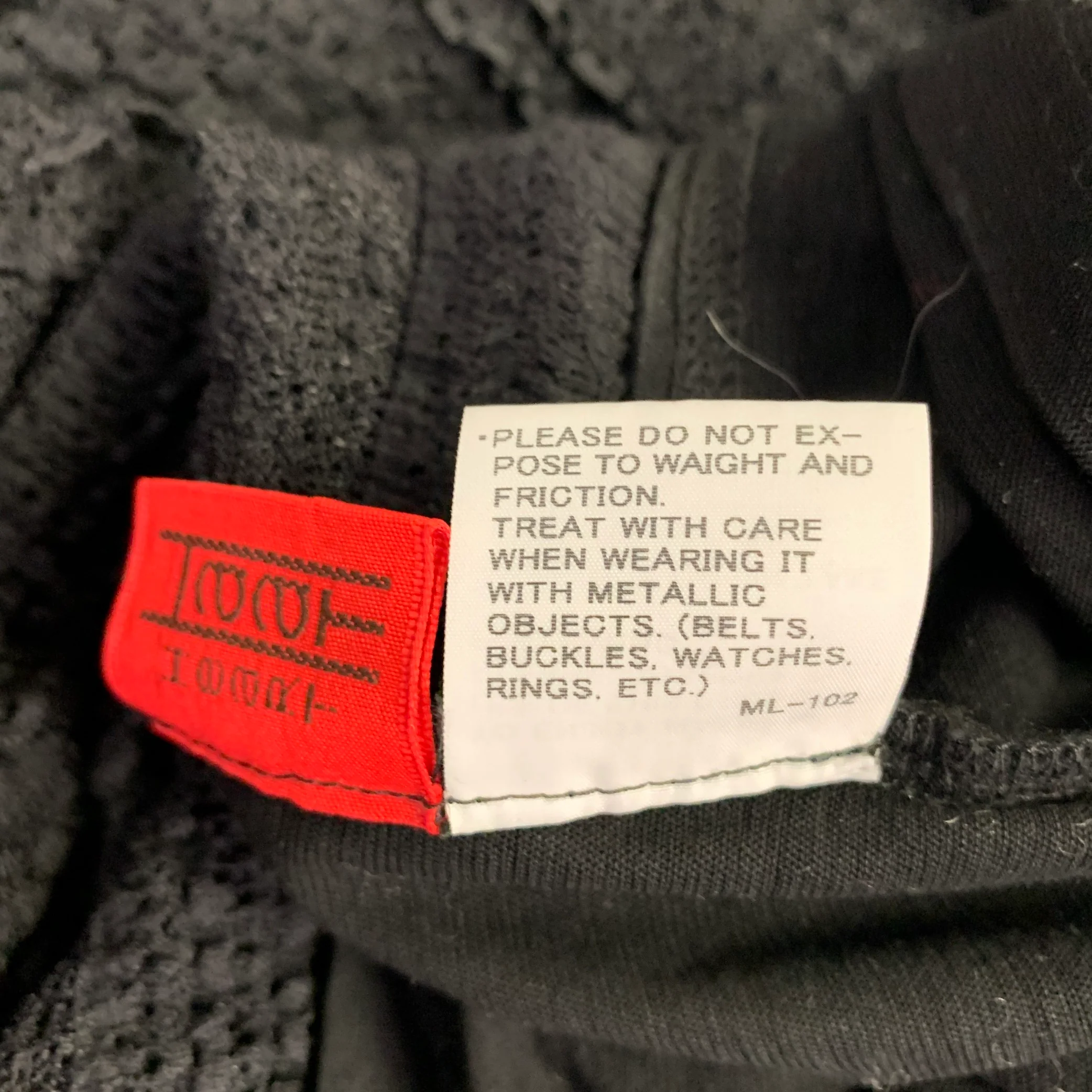 HAAT by ISSEY MIYAKE Size L Black Cotton 3/4 Sleeves Casual Top - Image 8
