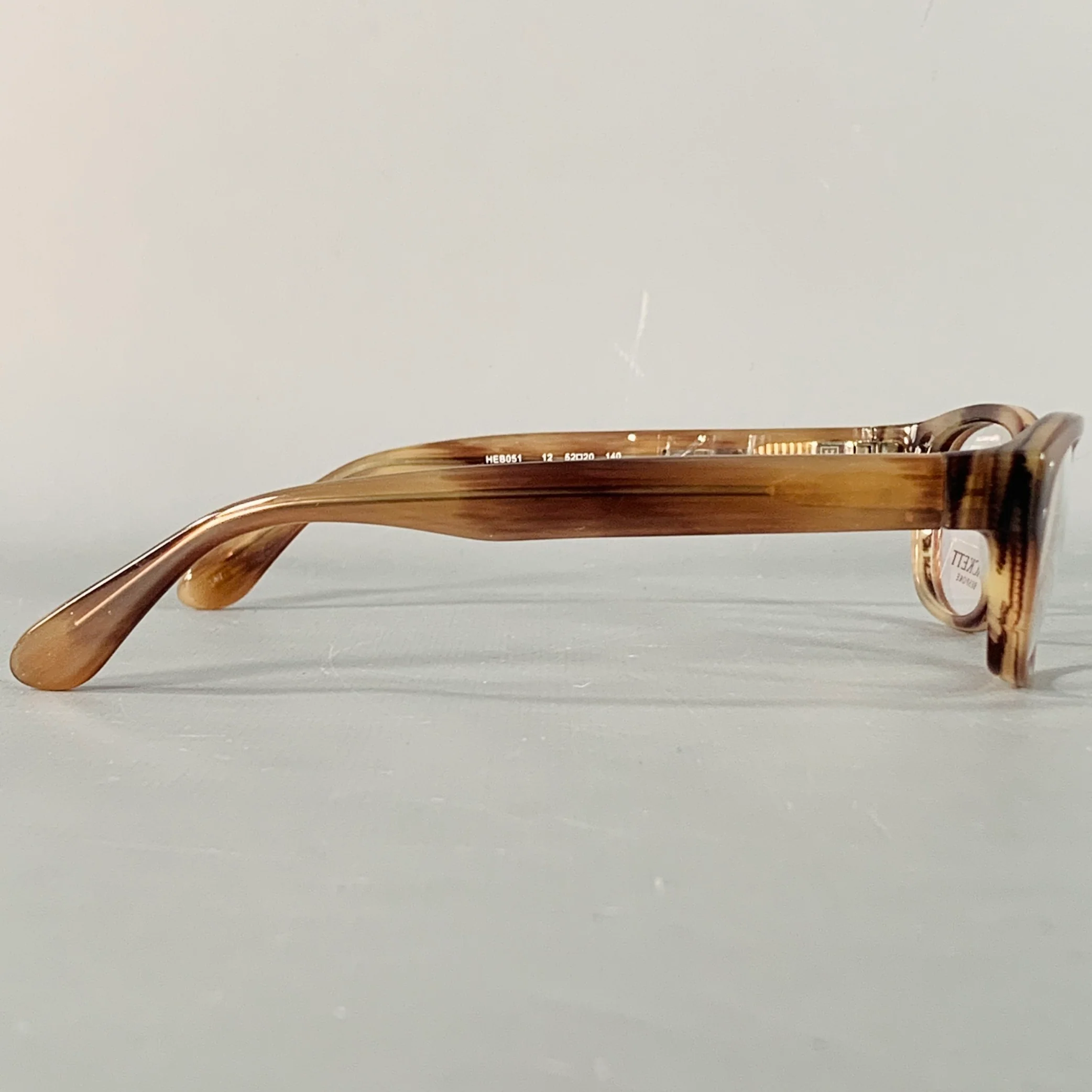 HACKETT LONDON Brown Tortoiseshell Acetate Eyewear Frames - Image 2