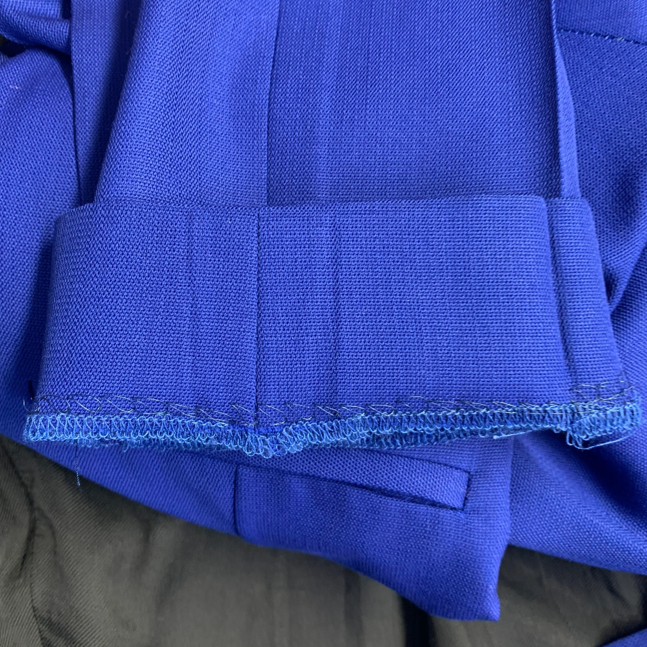 HAIDER ACKERMANN Size 36 Blue Royal Blue Wool Notch Lapel Suit - Image 15