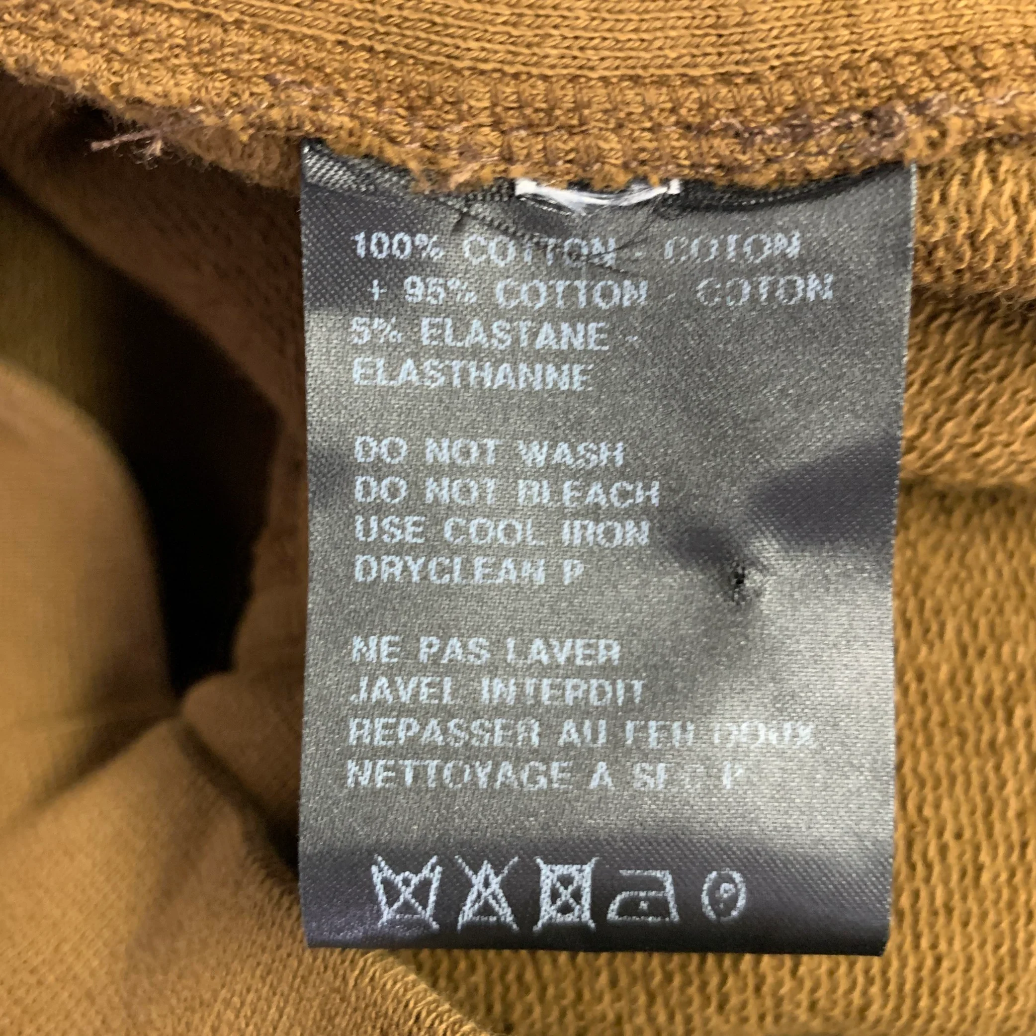 HAIDER ACKERMANN Size L Brown Cotton Blend Crew Neck Sweatshirt - Image 6