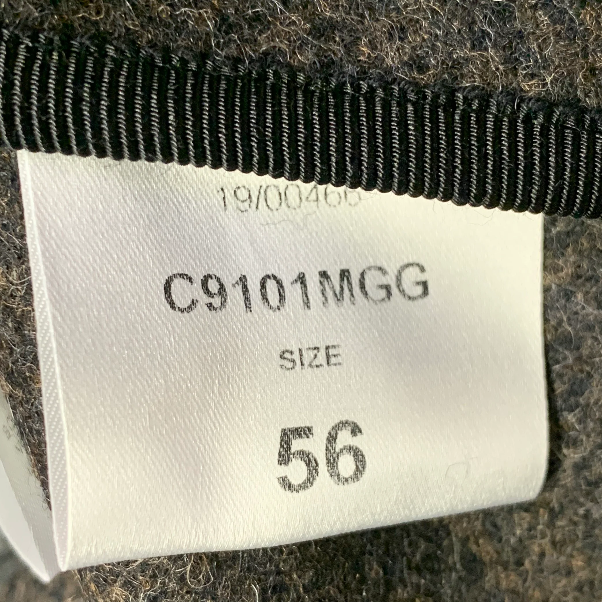 HARRIS WHARF LONDON Size 46 Heather Grey Brown Black Wool Single Breasted Coat - Image 7