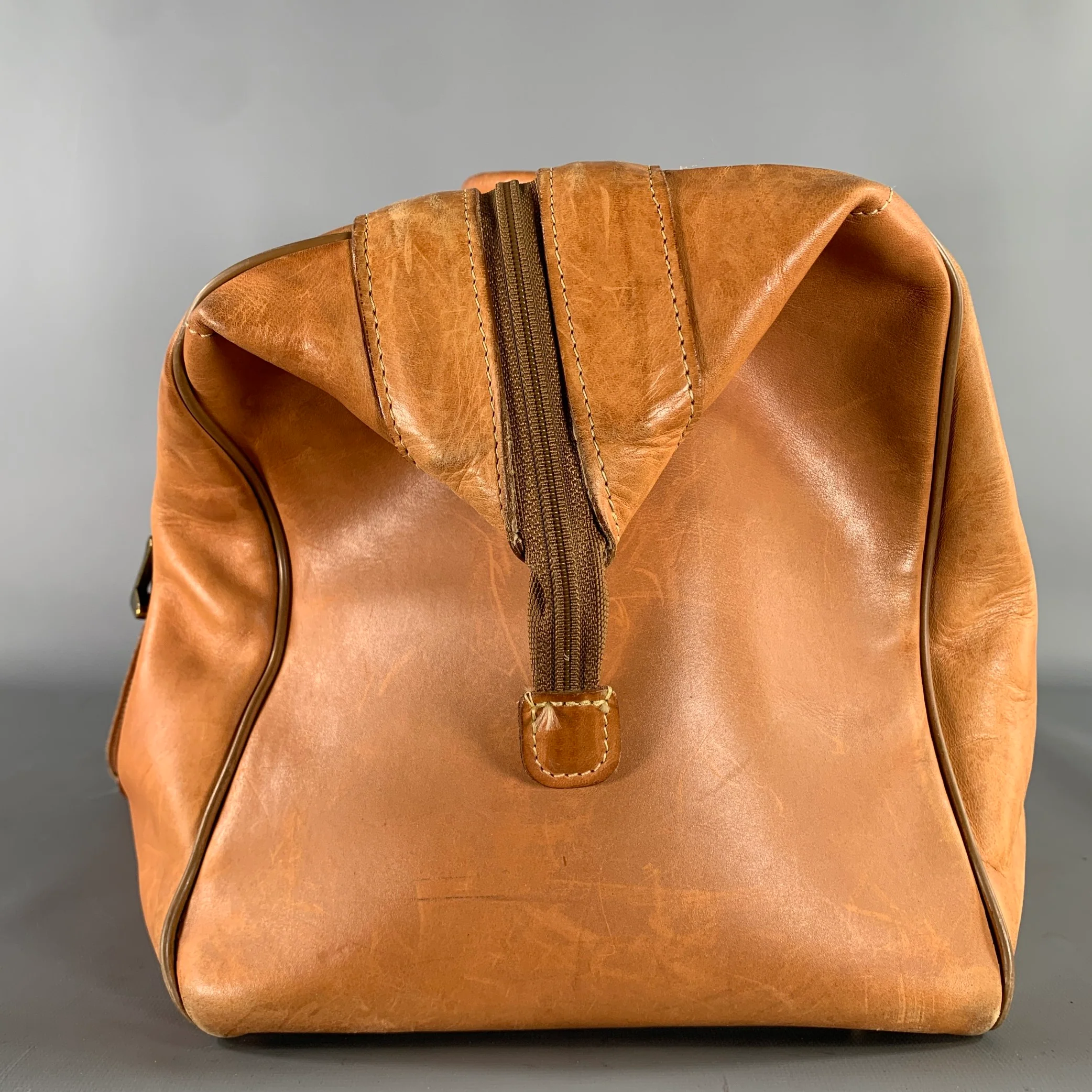 HARTMANN Size One Size Brown Light Solid Leather Duffle Bags - Image 3