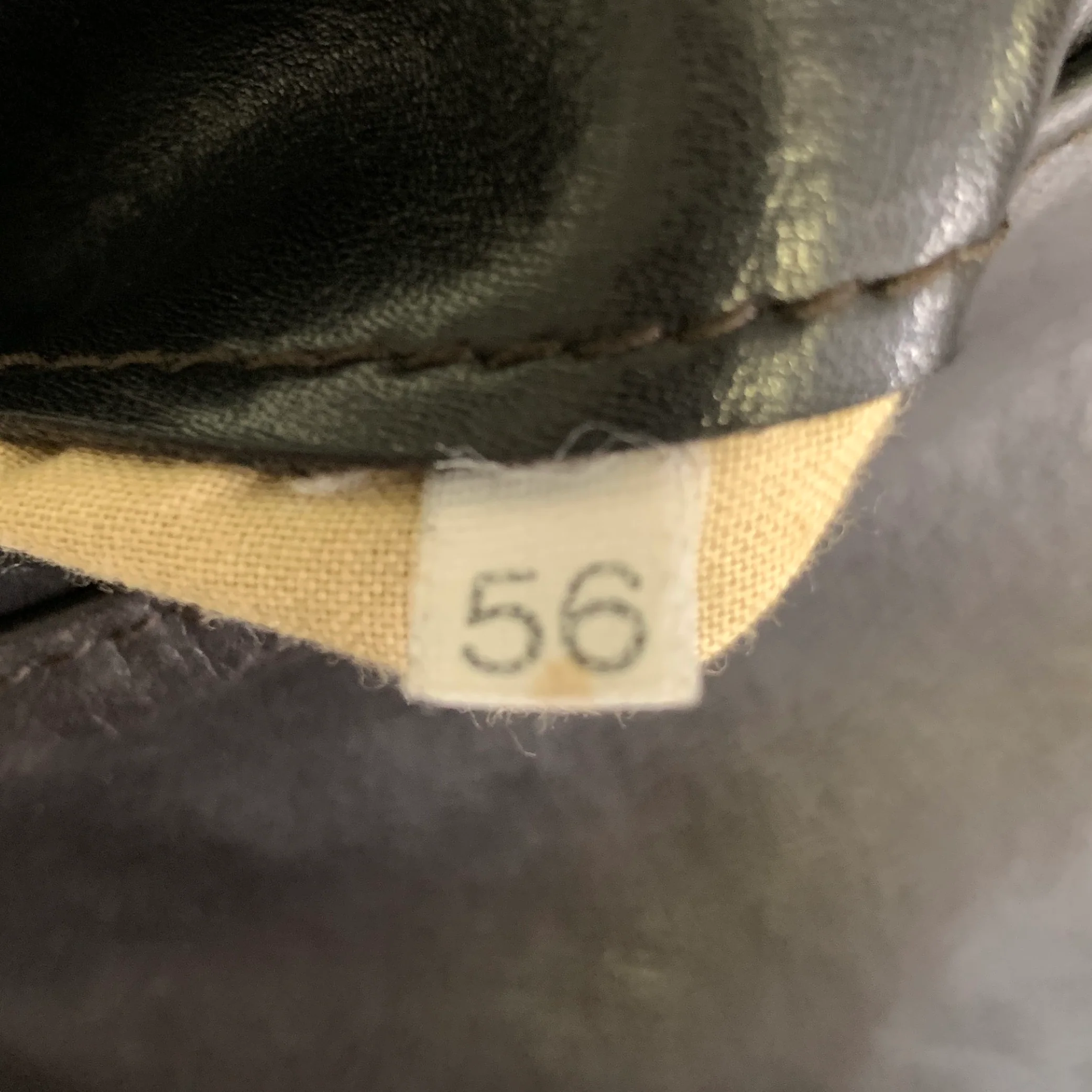 HARVEY LOGAN Size XXL Black Leather Double Breasted Coat - Image 7