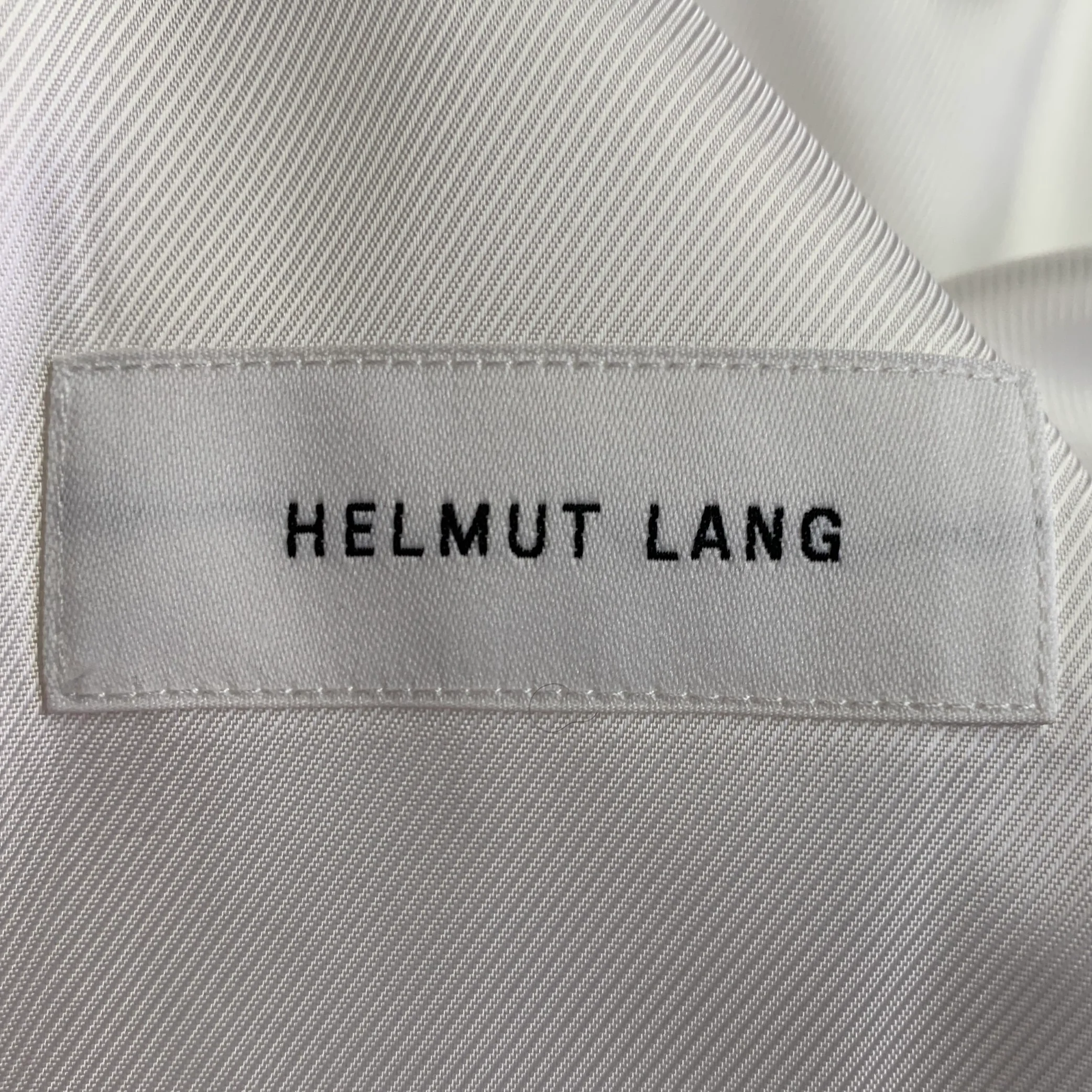 HELMUT LANG Size 0 Cream Viscose Cotton Woven Jacket Blazer - Image 10