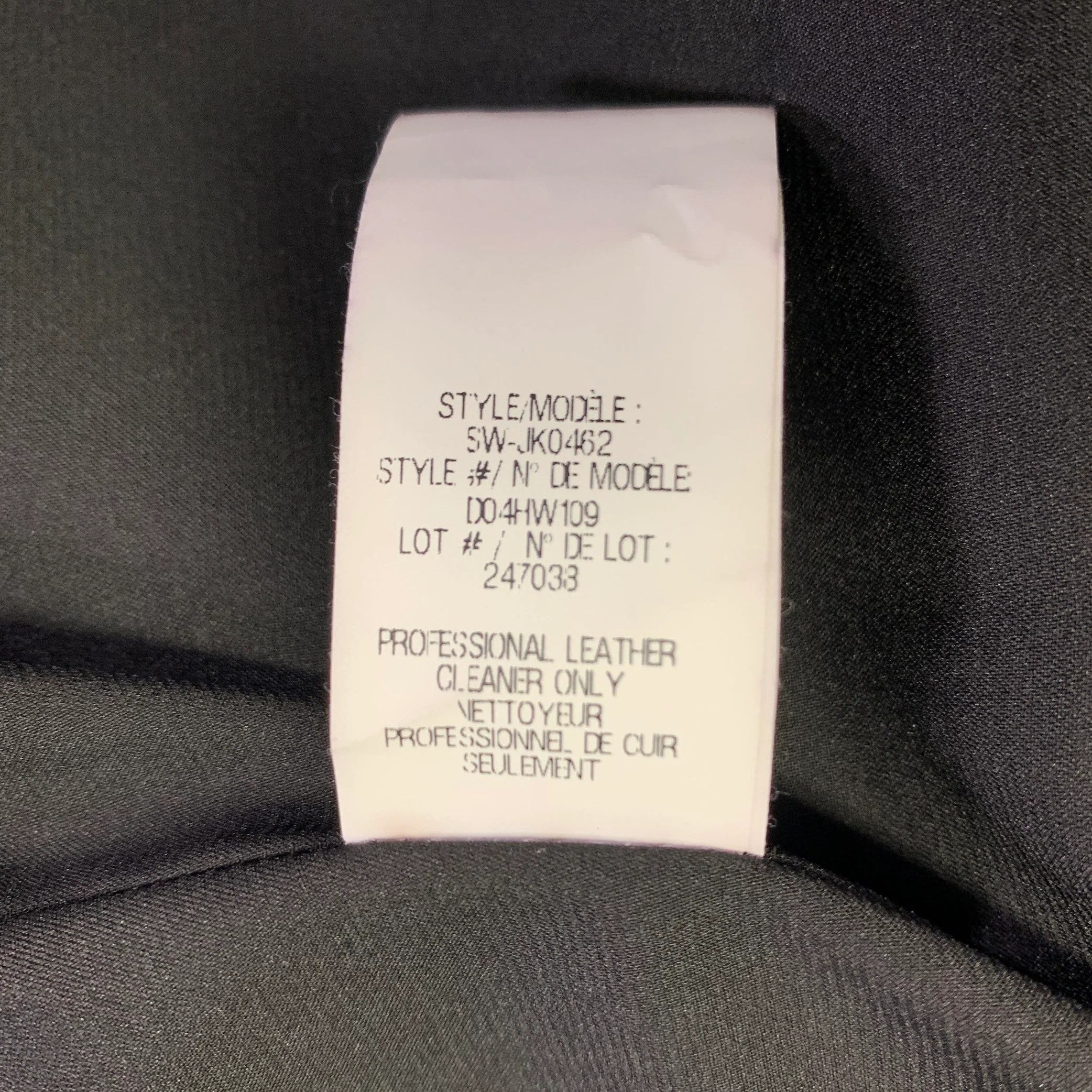 HELMUT LANG Size M Black Dark Green Polyester Blend Lambskin Jacket - Image 8