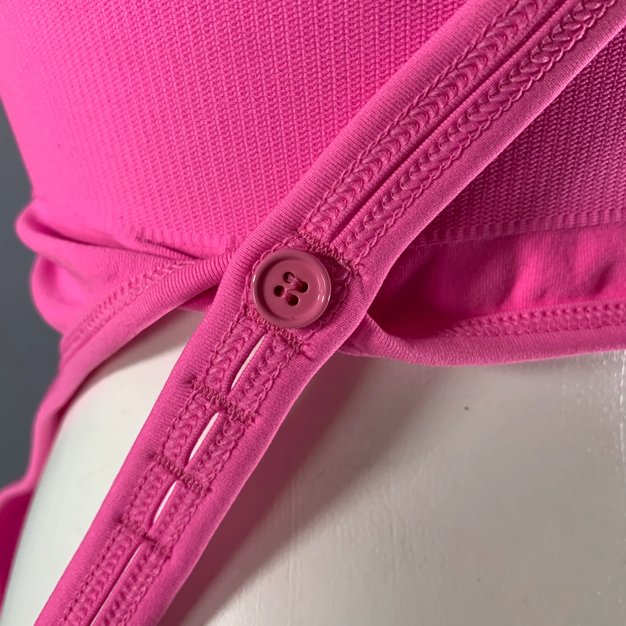 HELMUT LANG Size XS Pink Nylon Spandex Bralette Top - Image 6