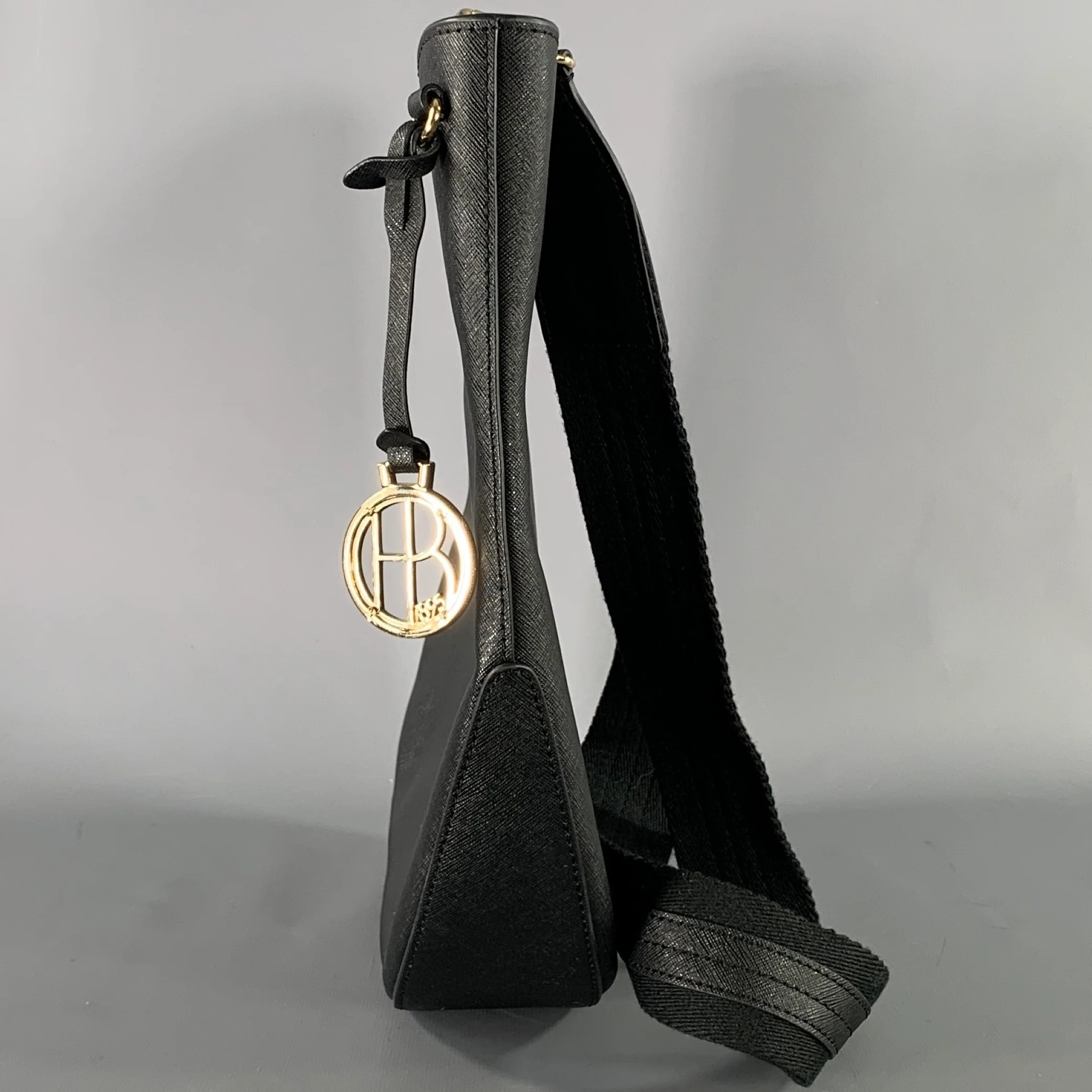 HENRI BENDEL Black Saffiano Leather Hobo Bags - Image 5