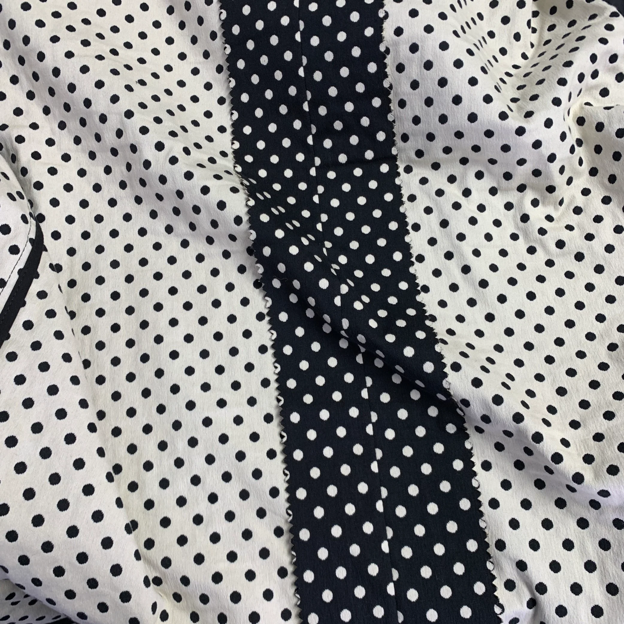 HENRIK VIBSKOV Size L Black White Polka Dot Cotton Blend Sport Coat - Image 7