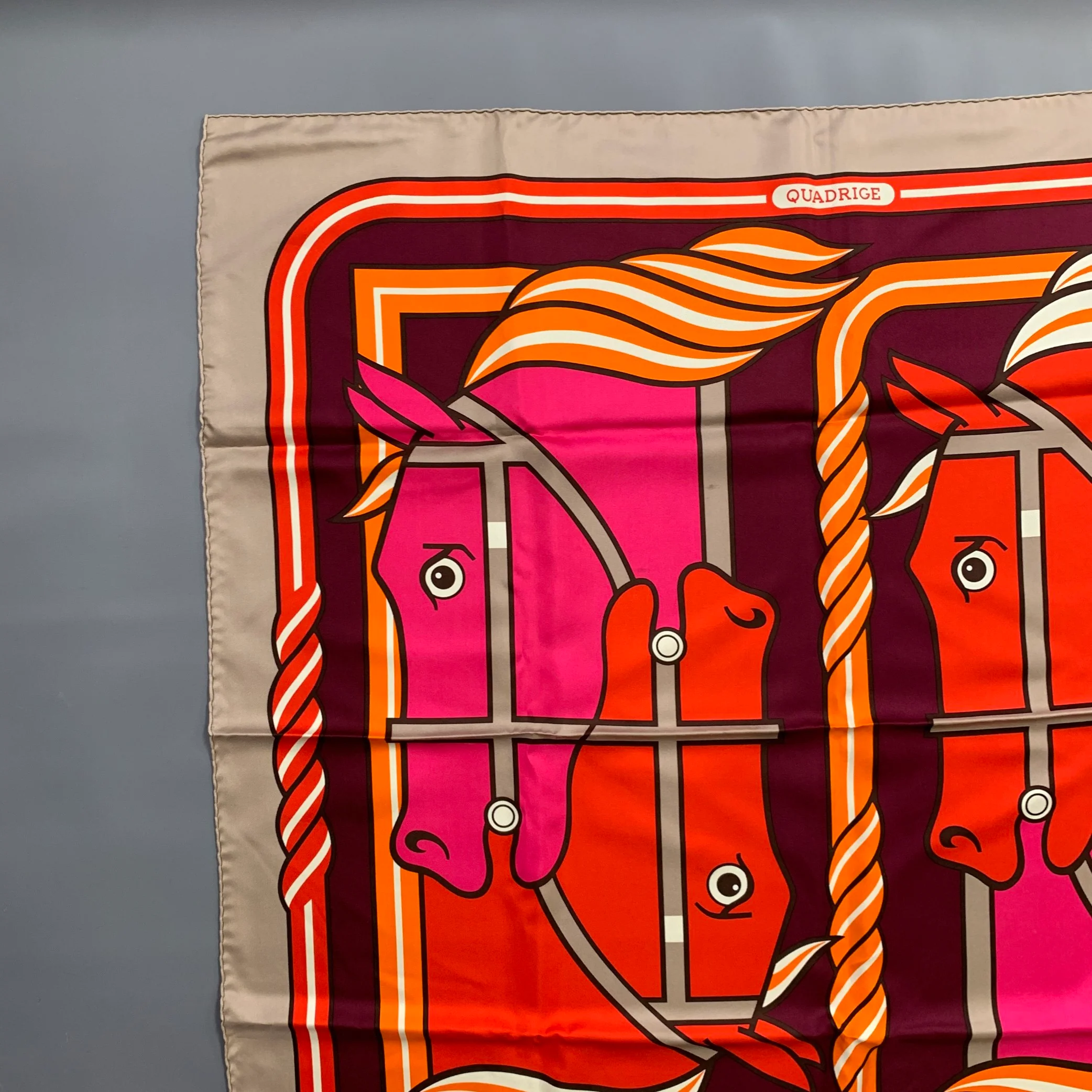 HERMES Multi-Color Print Silk Scarves - Image 4