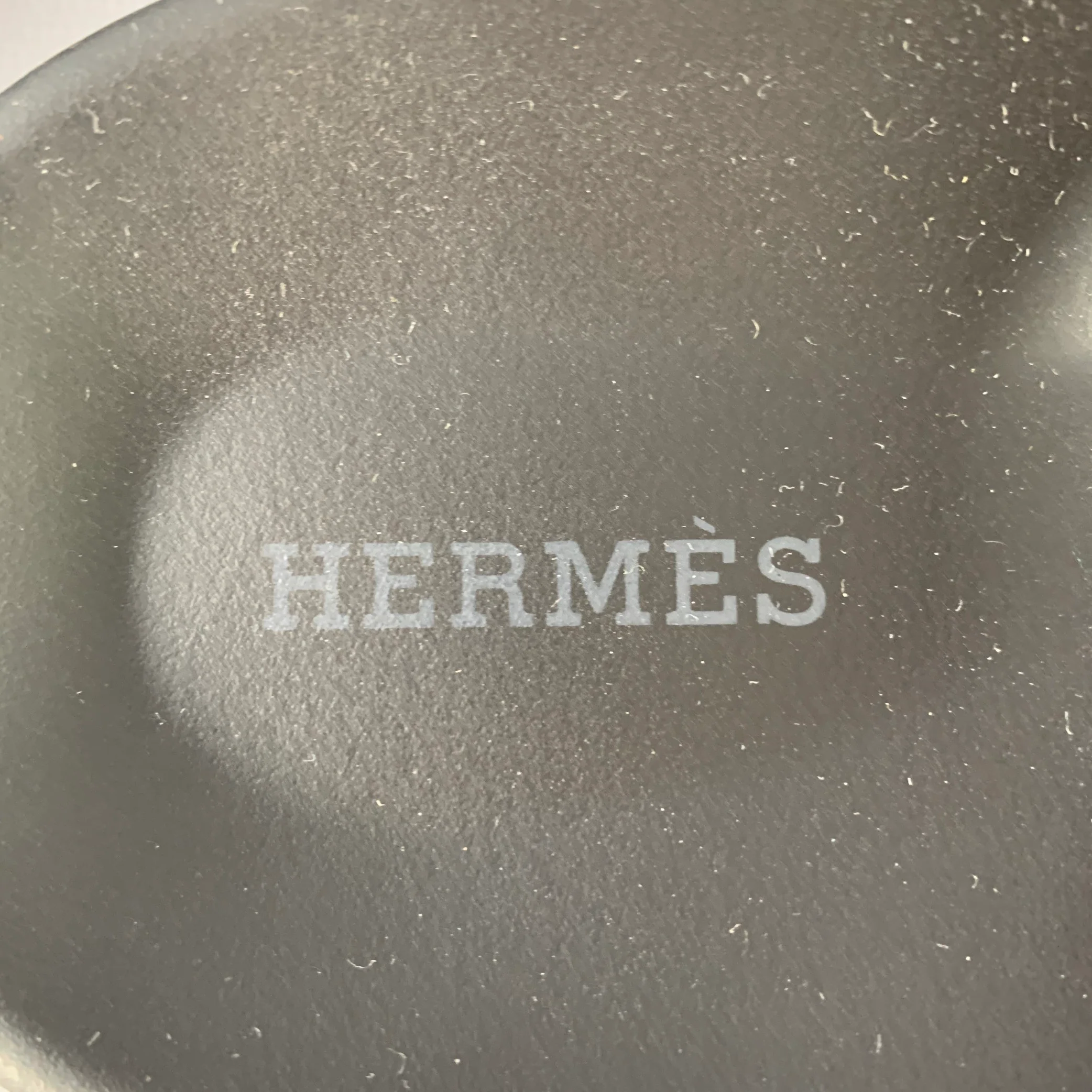 HERMES Size 8 Chypre Tan Black Leather Rubber Sole Sandals - Image 7