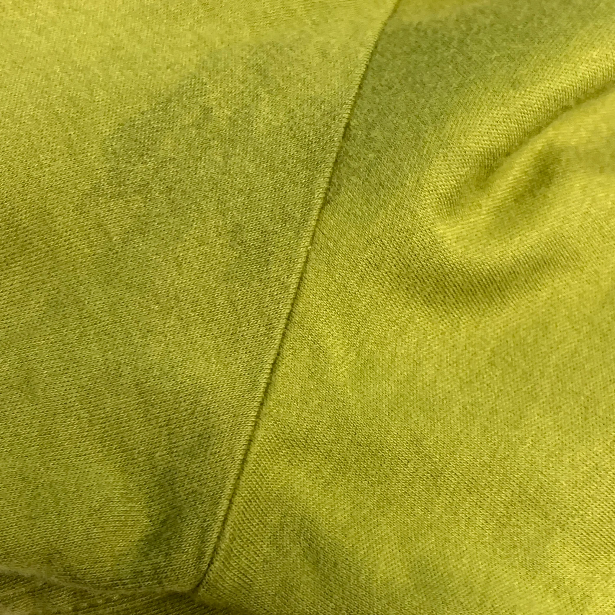 HERMES Size XXL Green Moss Contrast Trim Cotton Crew Neck T-shirt - Image 10