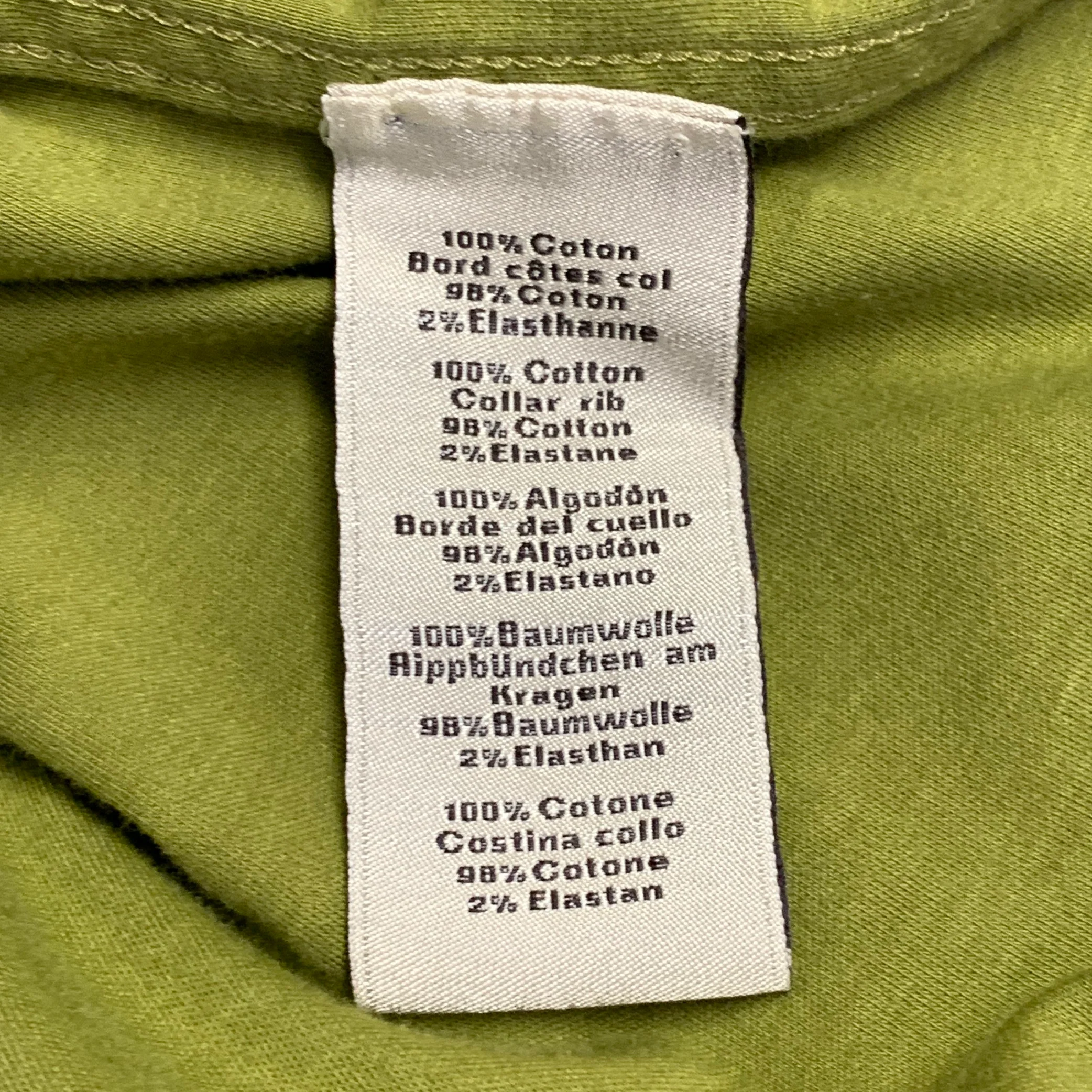 HERMES Size XXL Green Moss Contrast Trim Cotton Crew Neck T-shirt - Image 8
