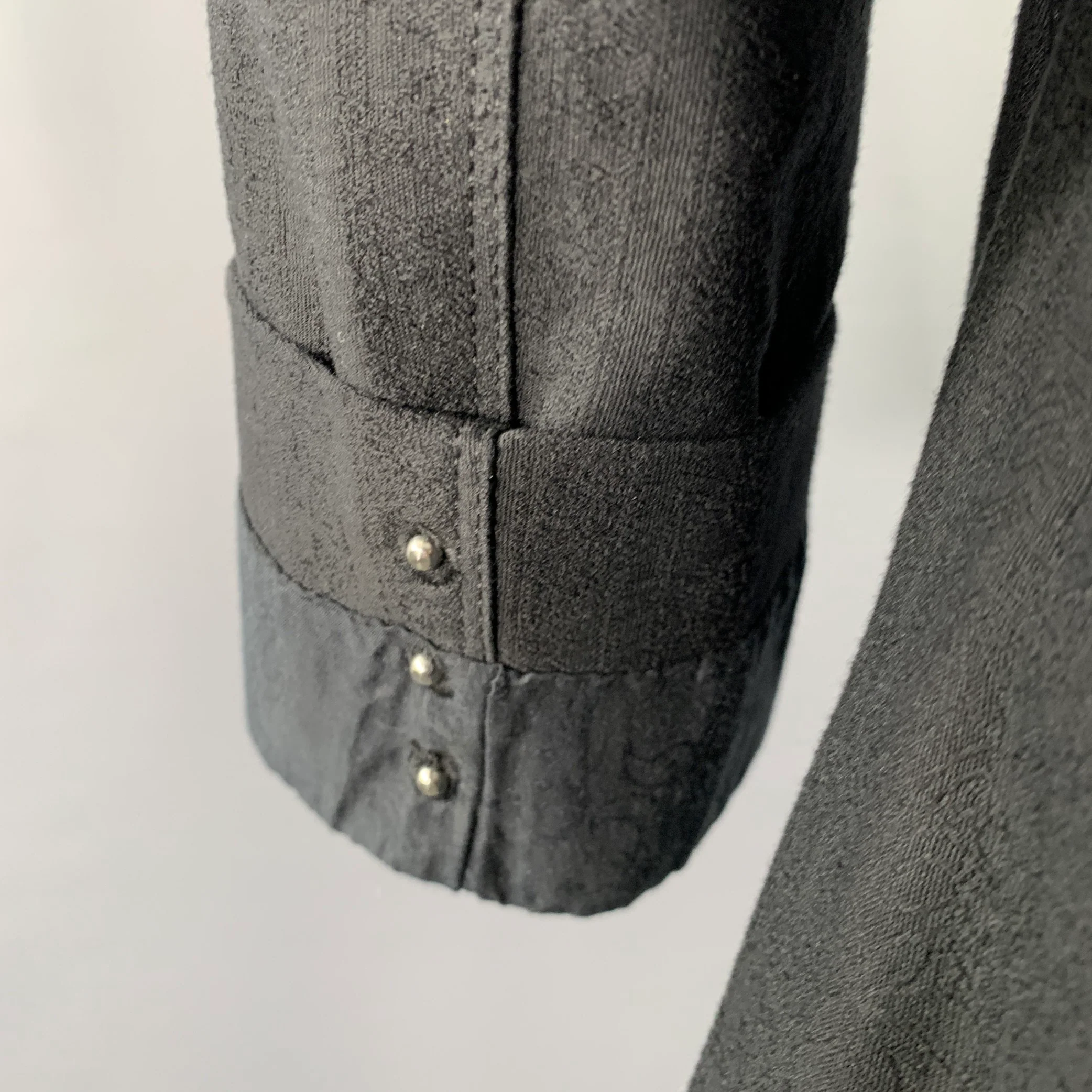 HIGH Size 8 Black Cotton Ruffled Tail Coat - Image 6