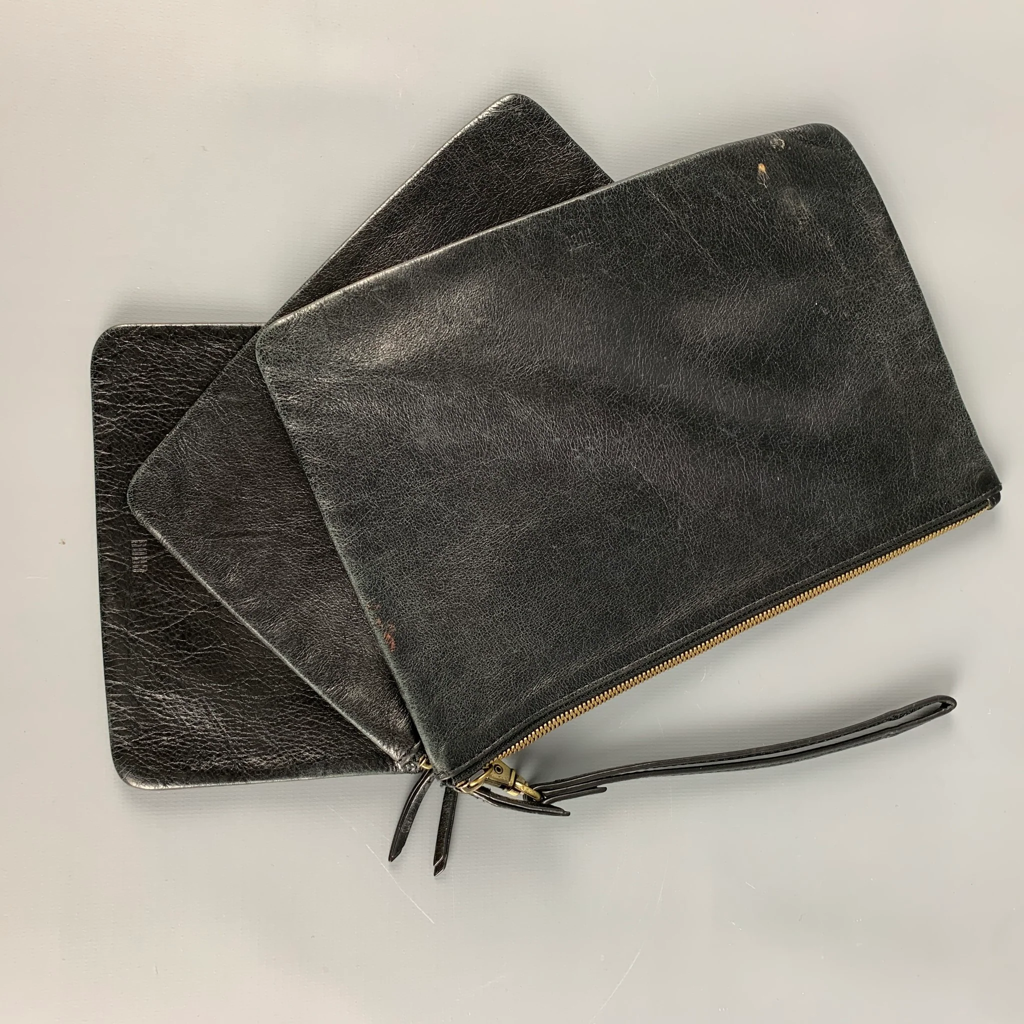 HOBO Black Leather Wristlet Handbag & Leather Goods - Image 2