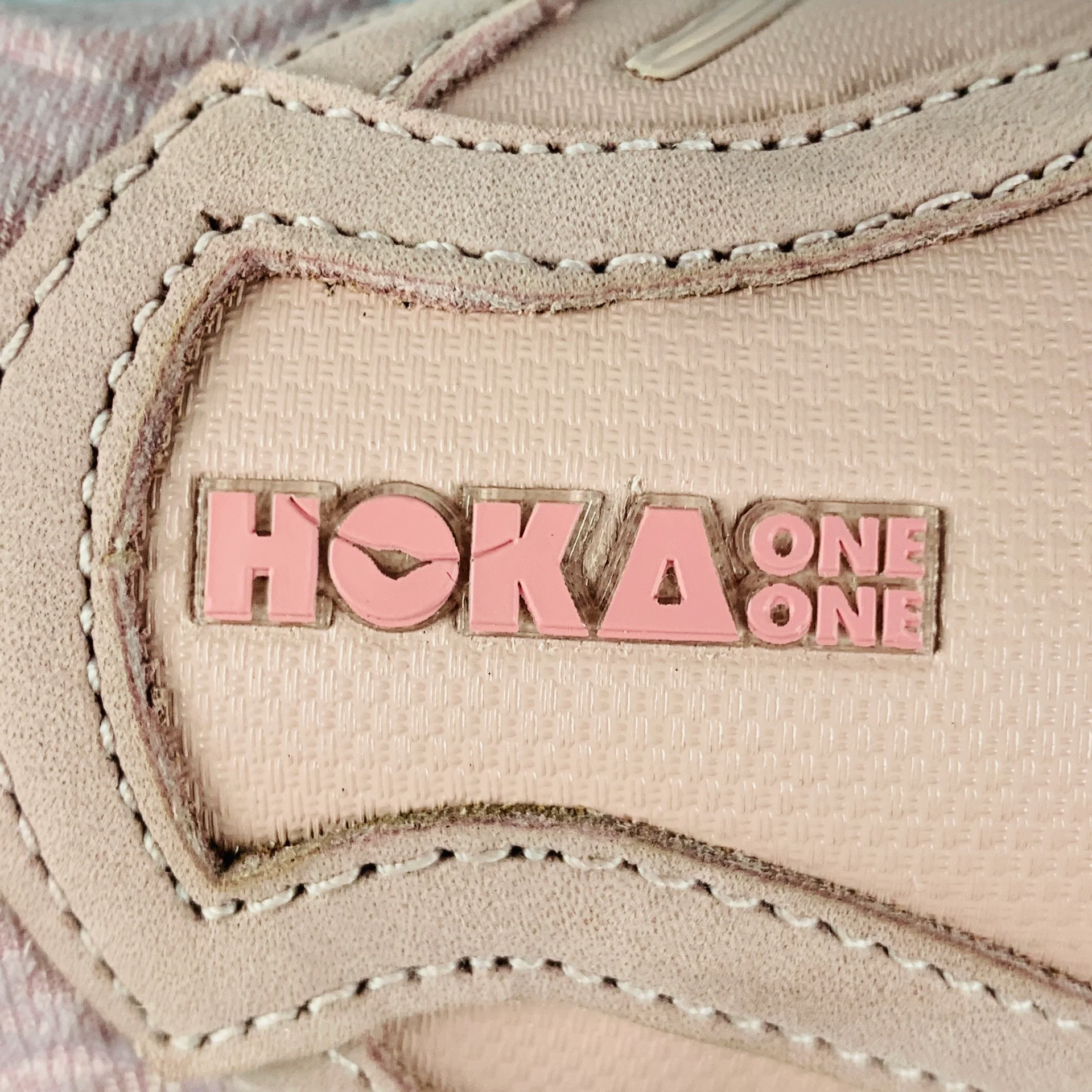 HOKA Size 9.5 Pink Leather High Top Athletic Sneakers - Image 7