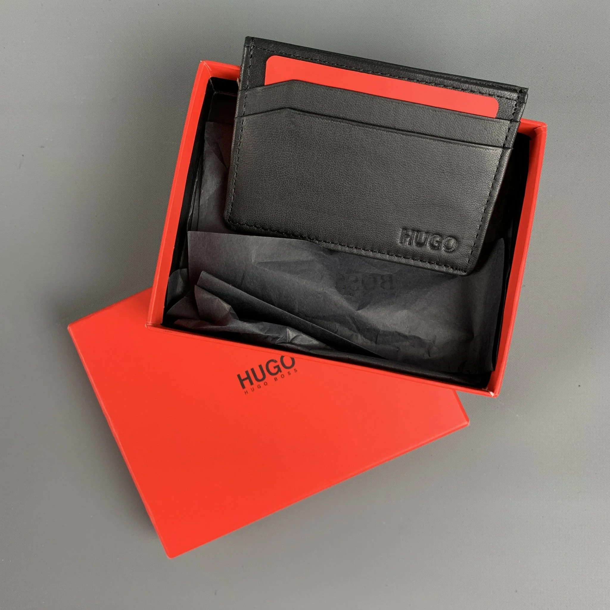 HUGO BOSS Black Leather Wallet - Image 5