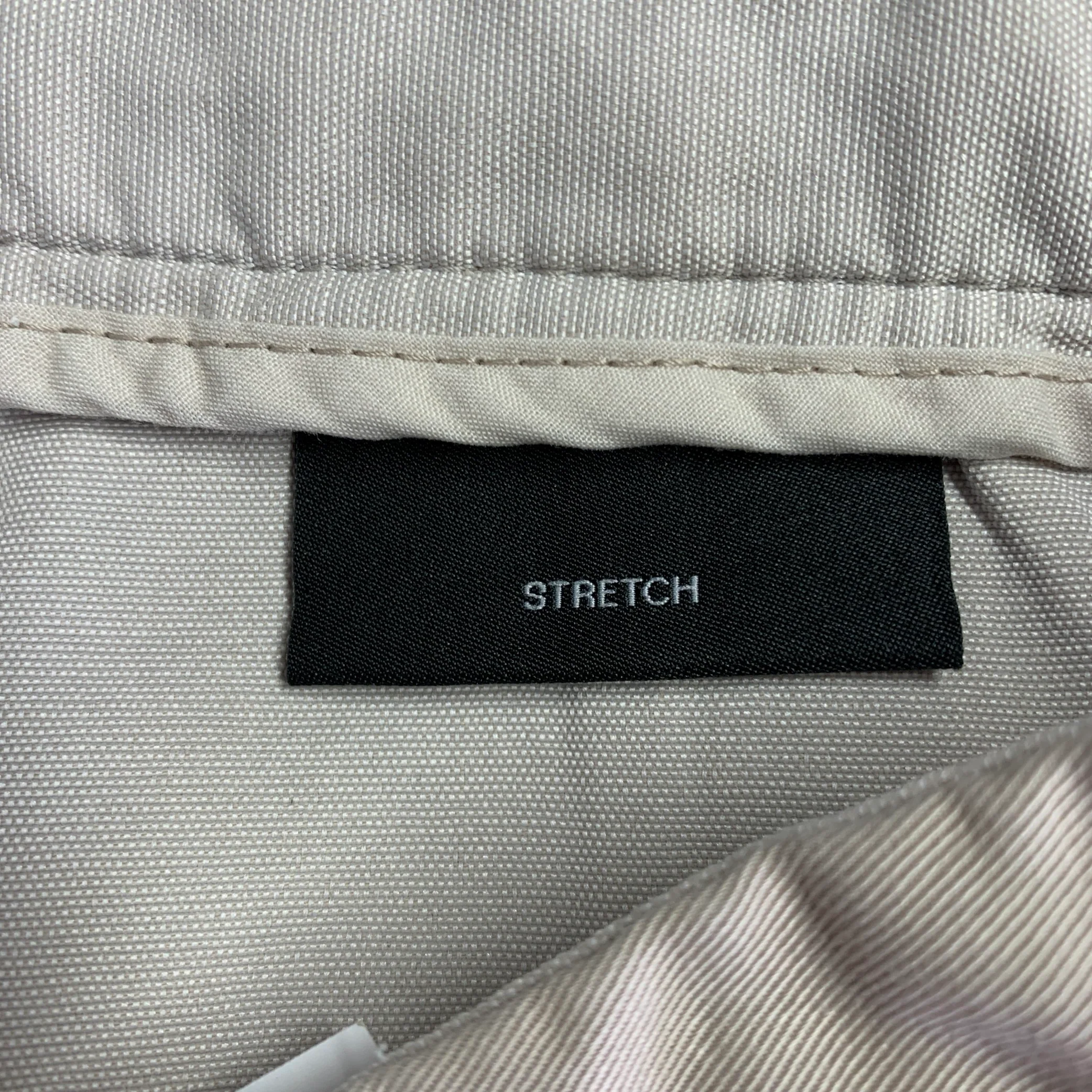 HUGO BOSS Size 30 Beige Cotton Blend Chino Casual Pants - Image 4