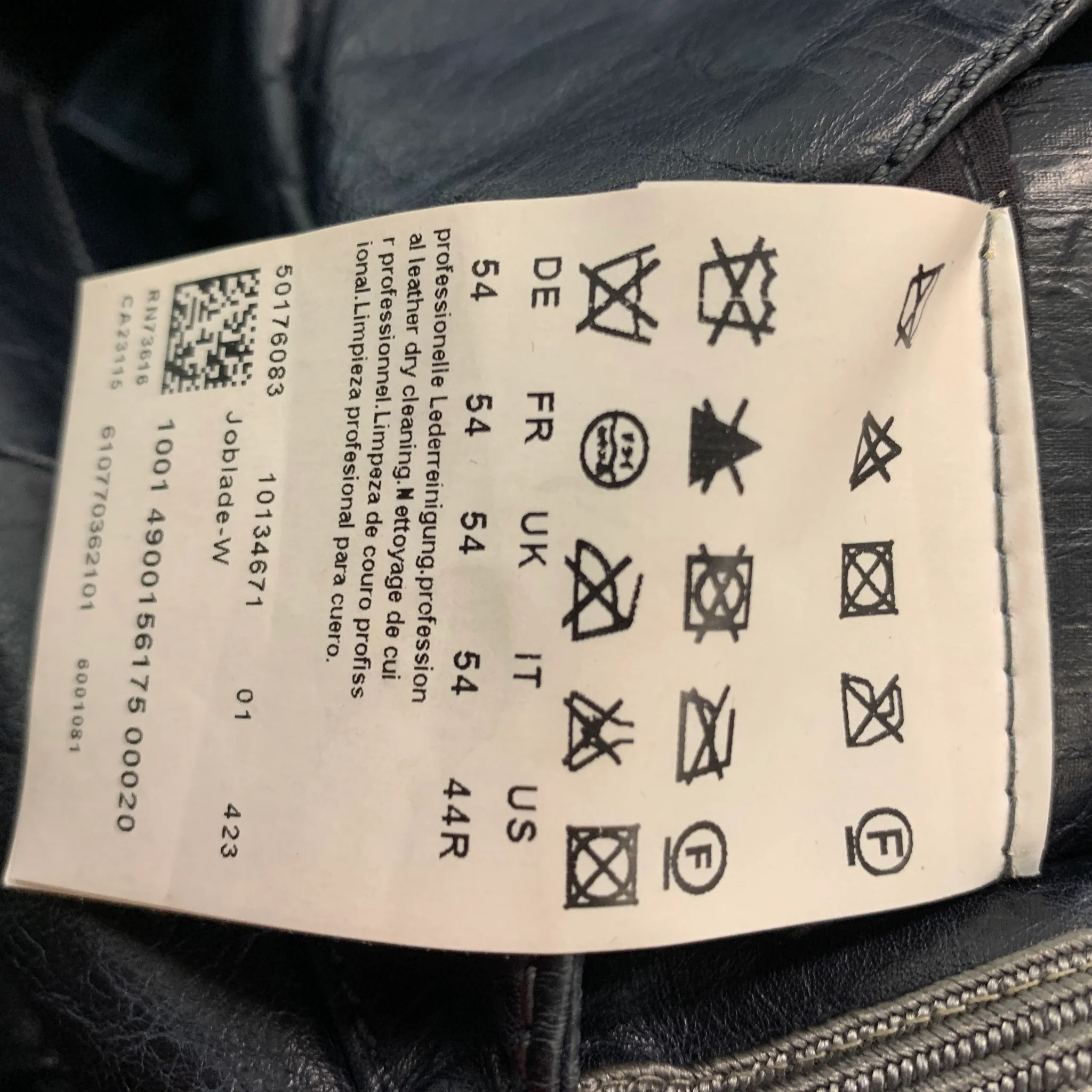HUGO BOSS Size 44 Black Zip Up Jacket - Image 5