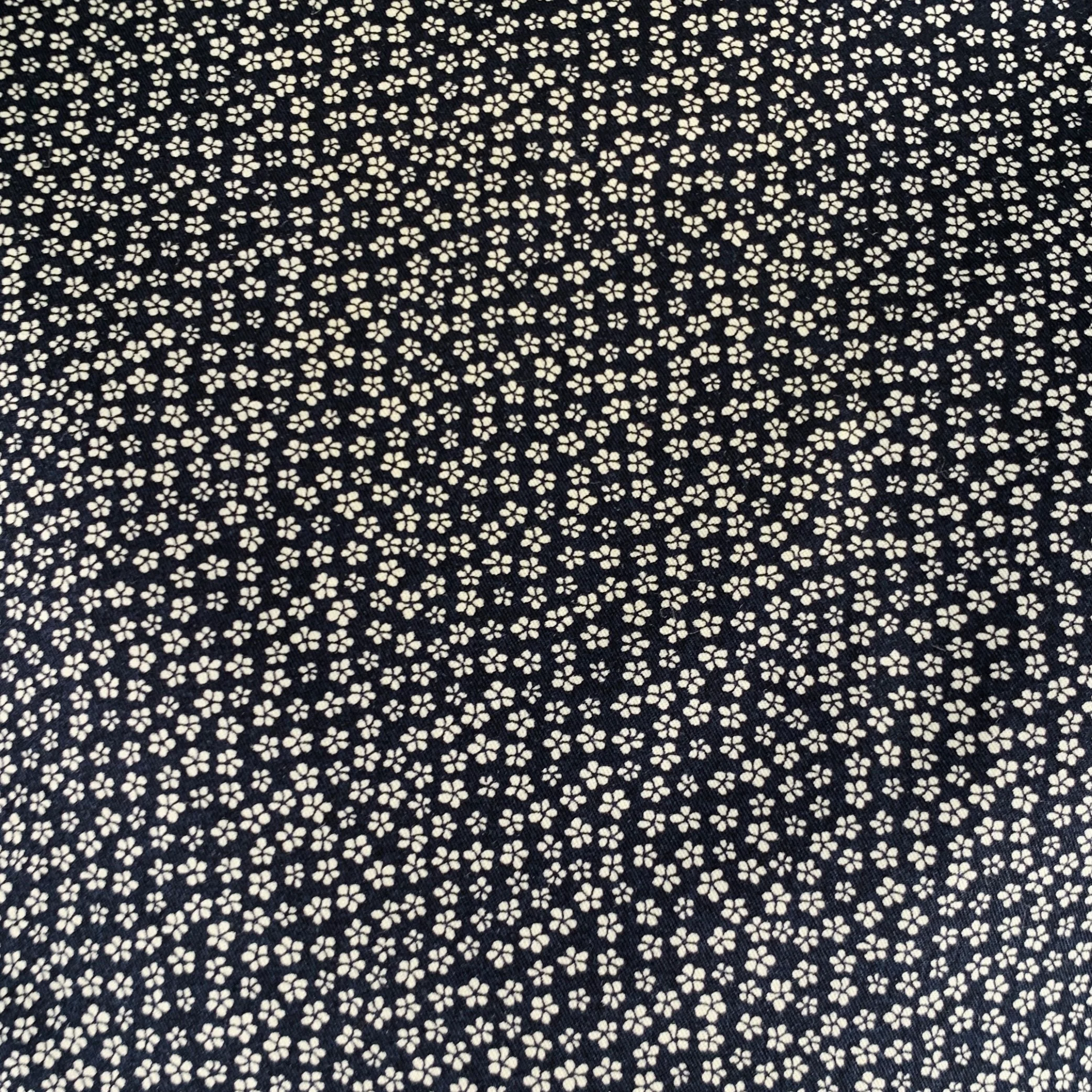 HUGO BOSS Size XL Navy White Floral Cotton Button Up Long Sleeve Shirt - Image 2