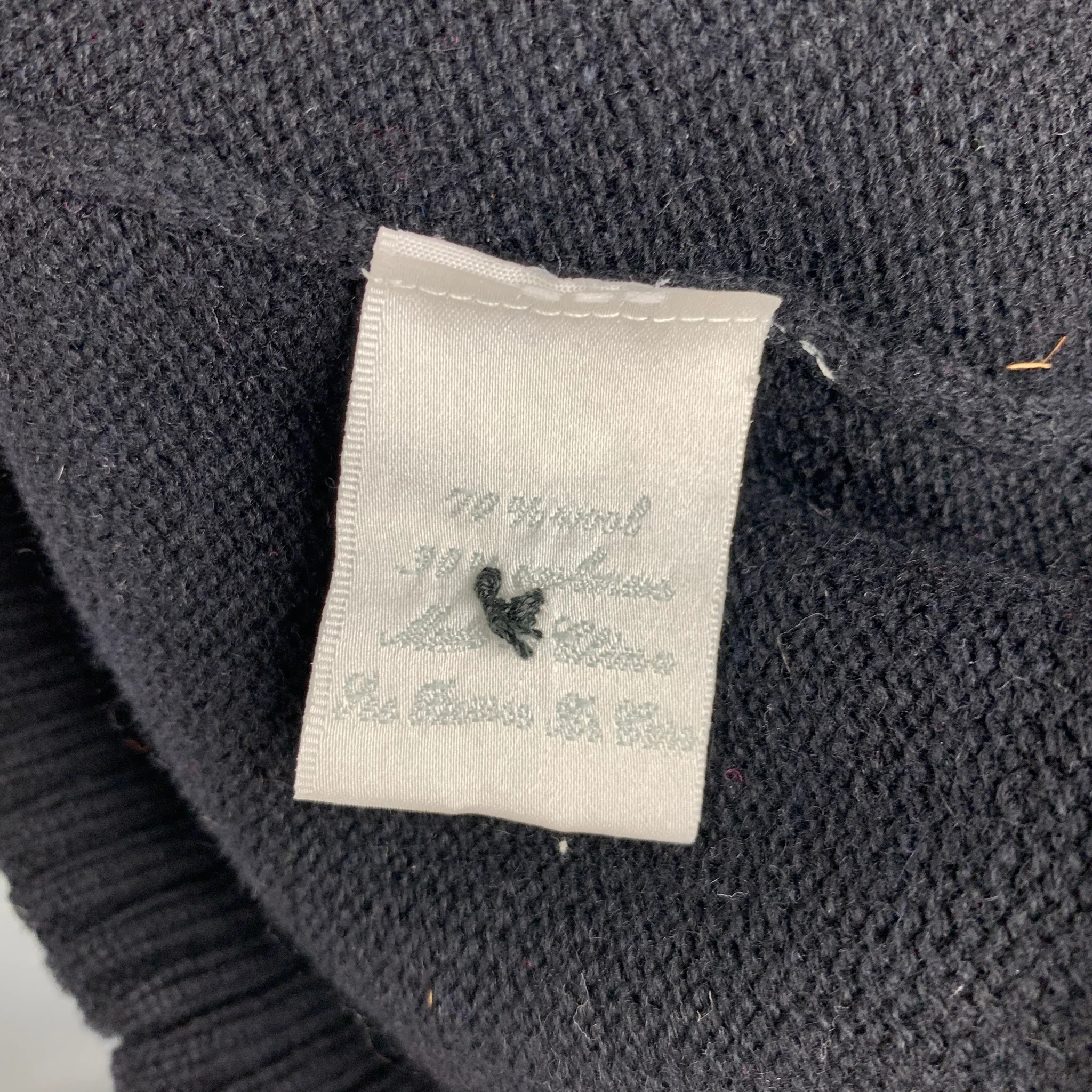 HYDEN YOO Size M Black Knit Wool Blend Shawl Collar Pullover - Image 7