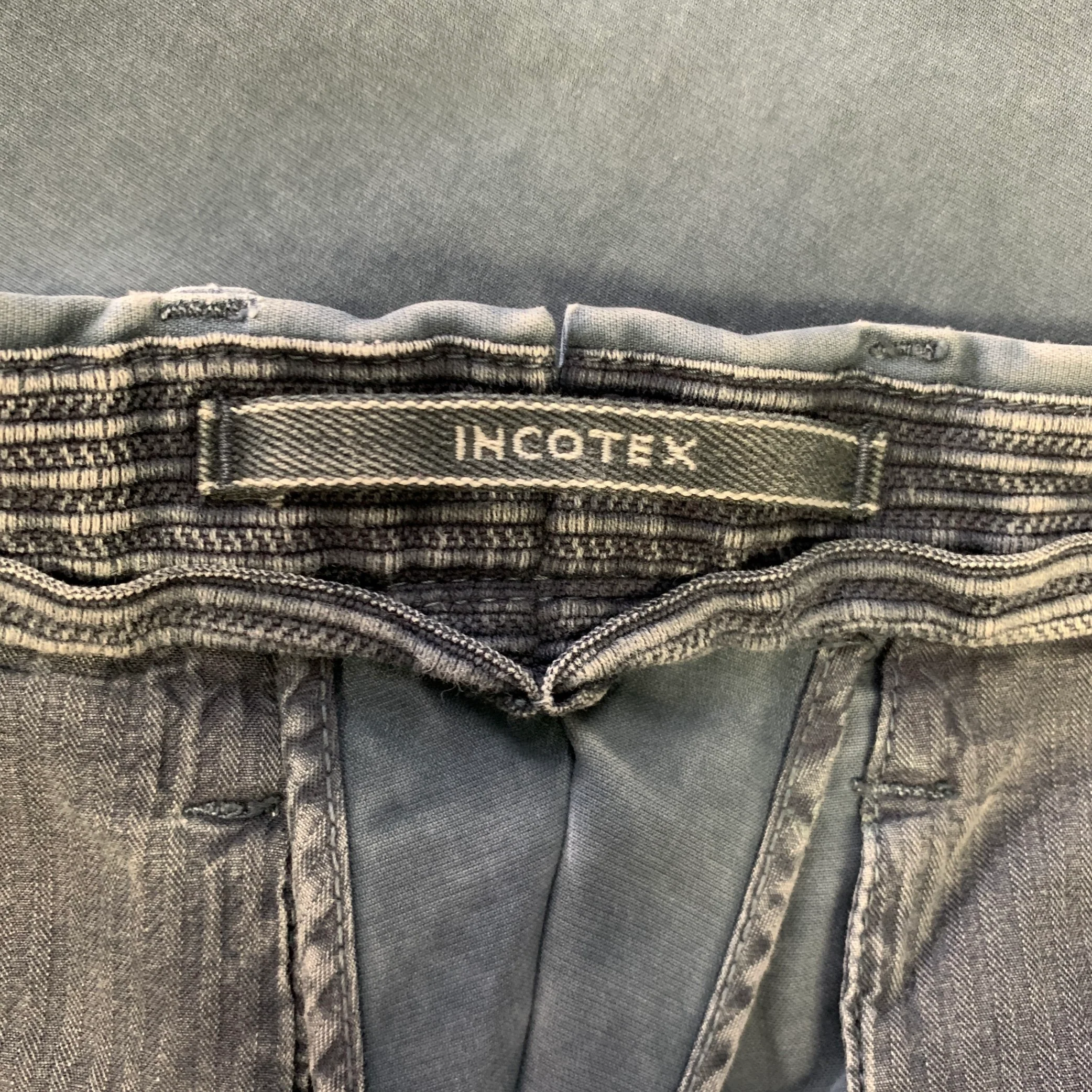 INCOTEX Size 32 Blue Casual Pants - Image 4