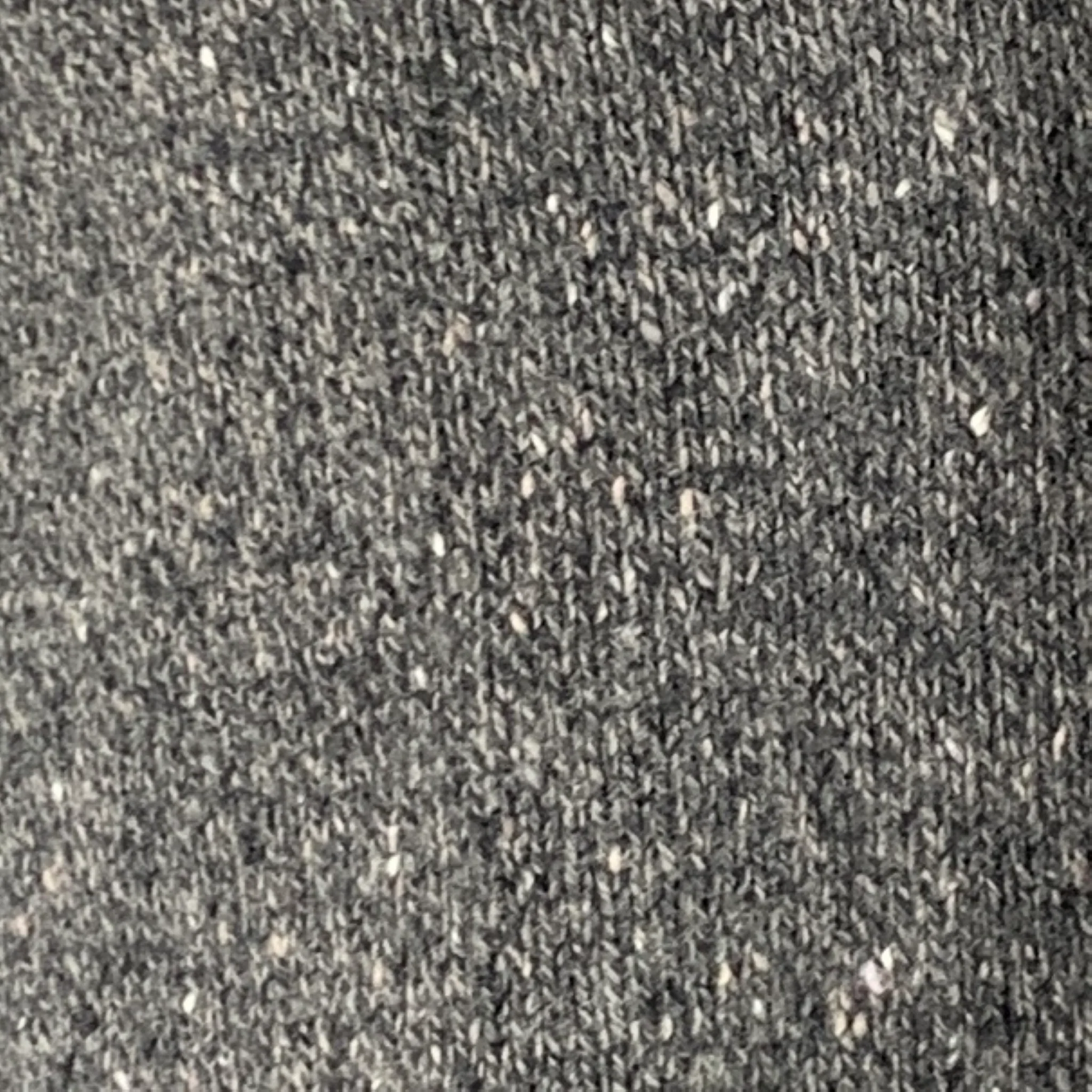 INIS MEAIN Size L Grey Black Knitted Wool Cashmere Buttoned Coat - Image 2