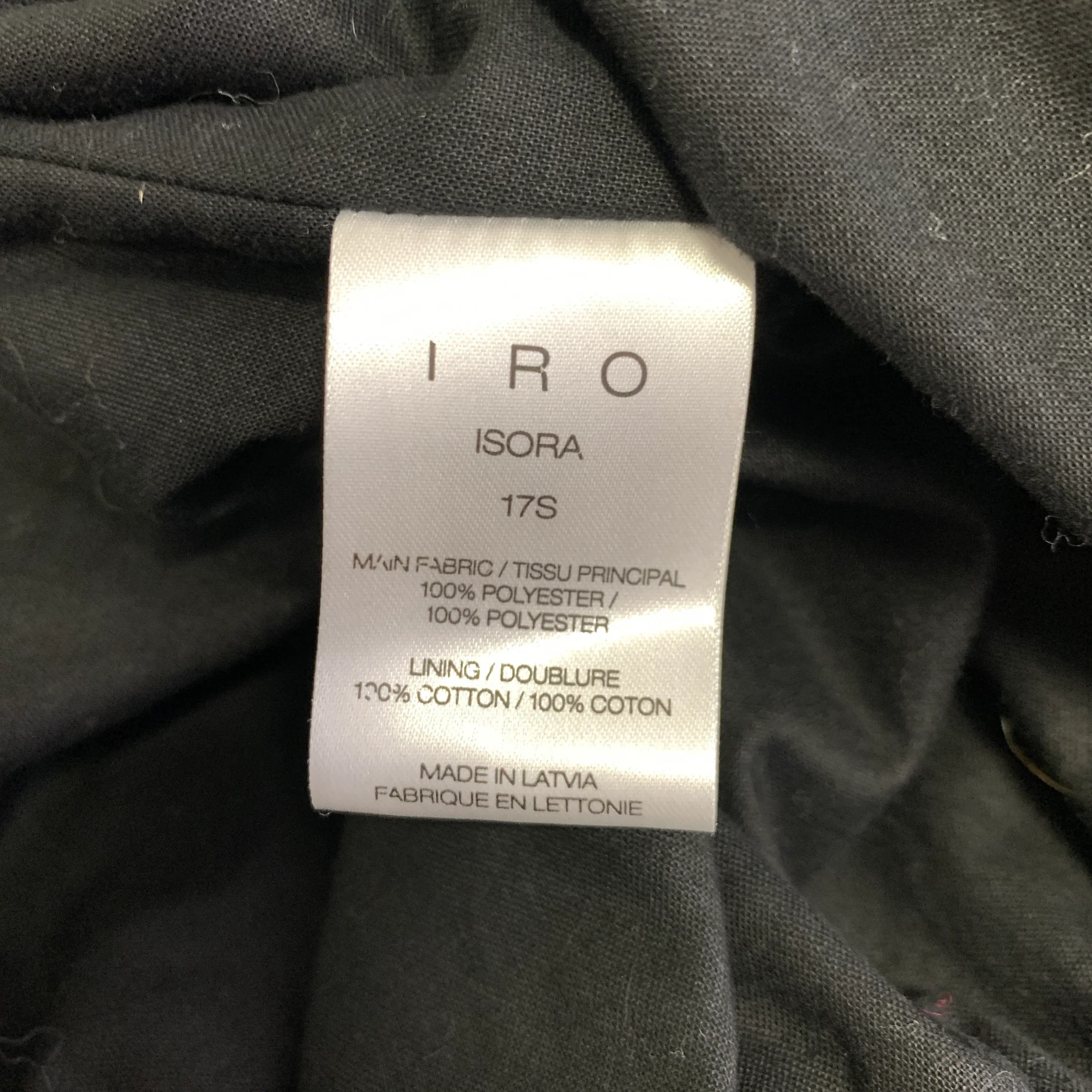 IRO Size 4 Burgundy Red Polyester Floral Bomber Jacket - Image 6