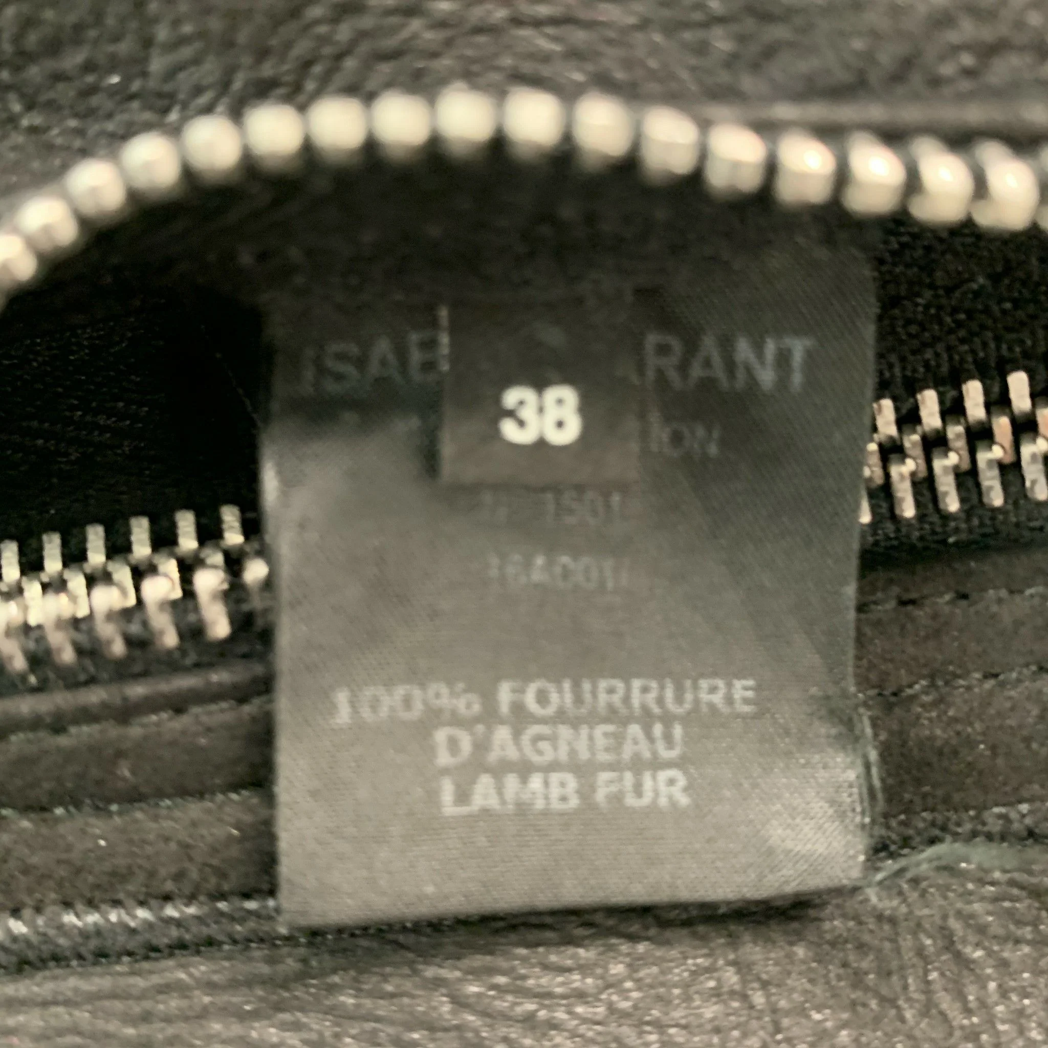 ISABEL MARANT Size 6 Black Leather Shearling Reversible Jacket - Image 7