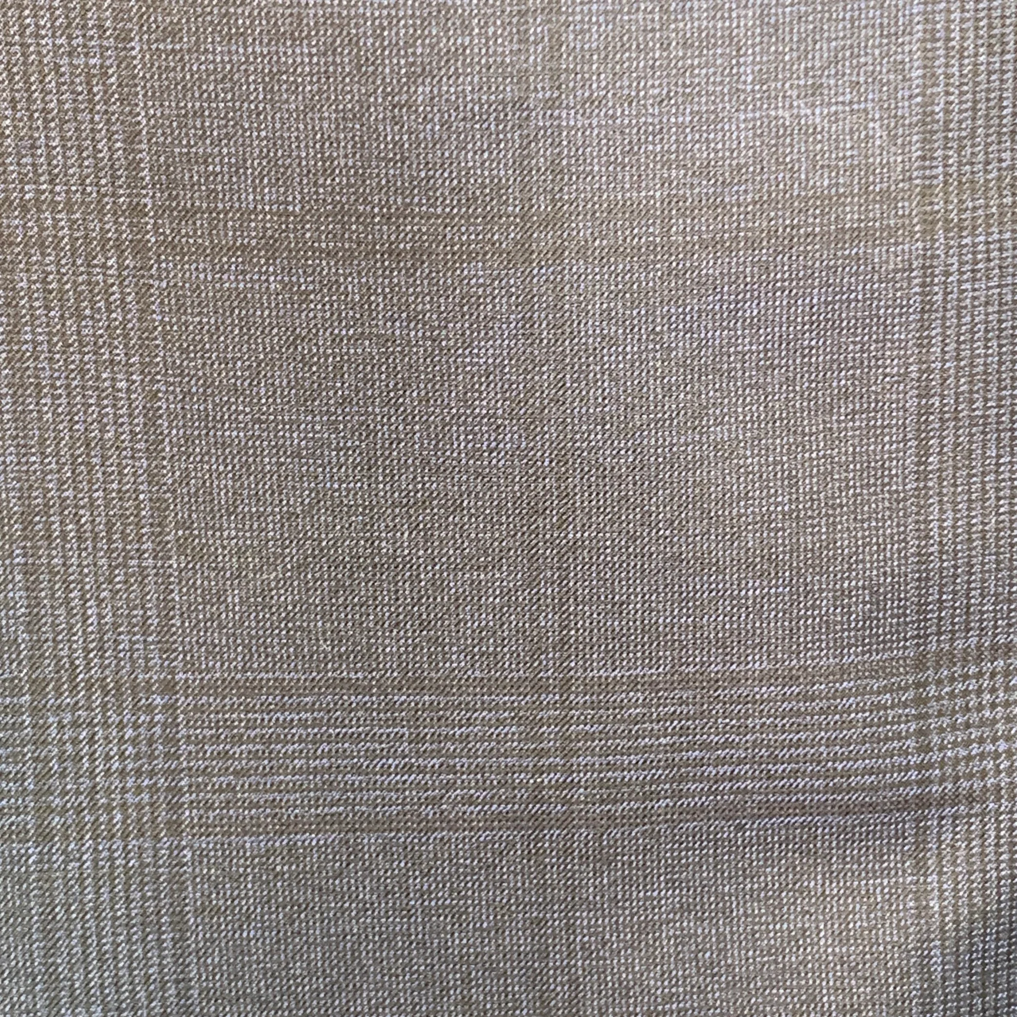 ISAIA Size 42 Regular Navy Black Glenplaid Wool Notch Lapel Suit - Image 3
