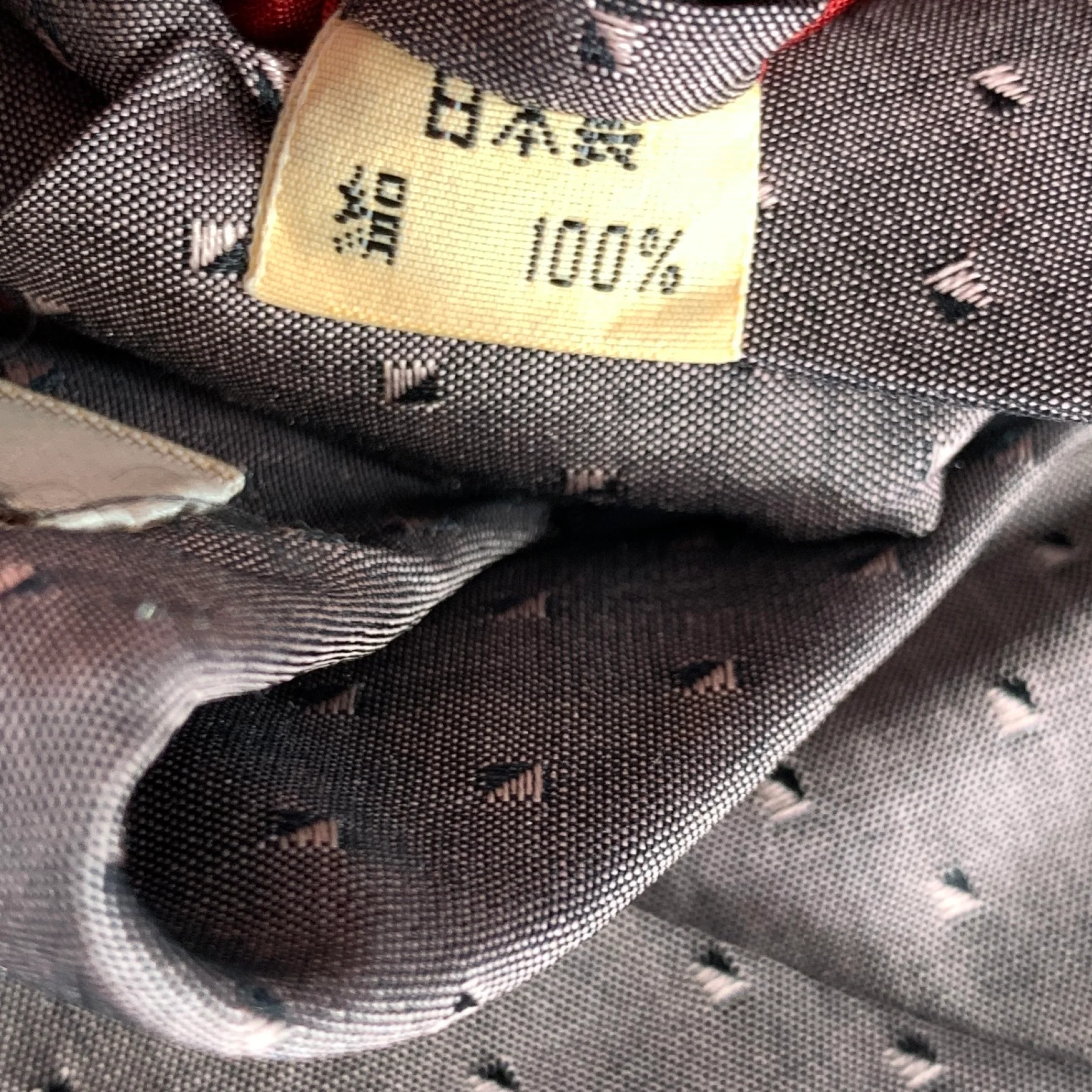 ISSEY MIYAKE Pink Black Diamond Silk Tie - Image 5