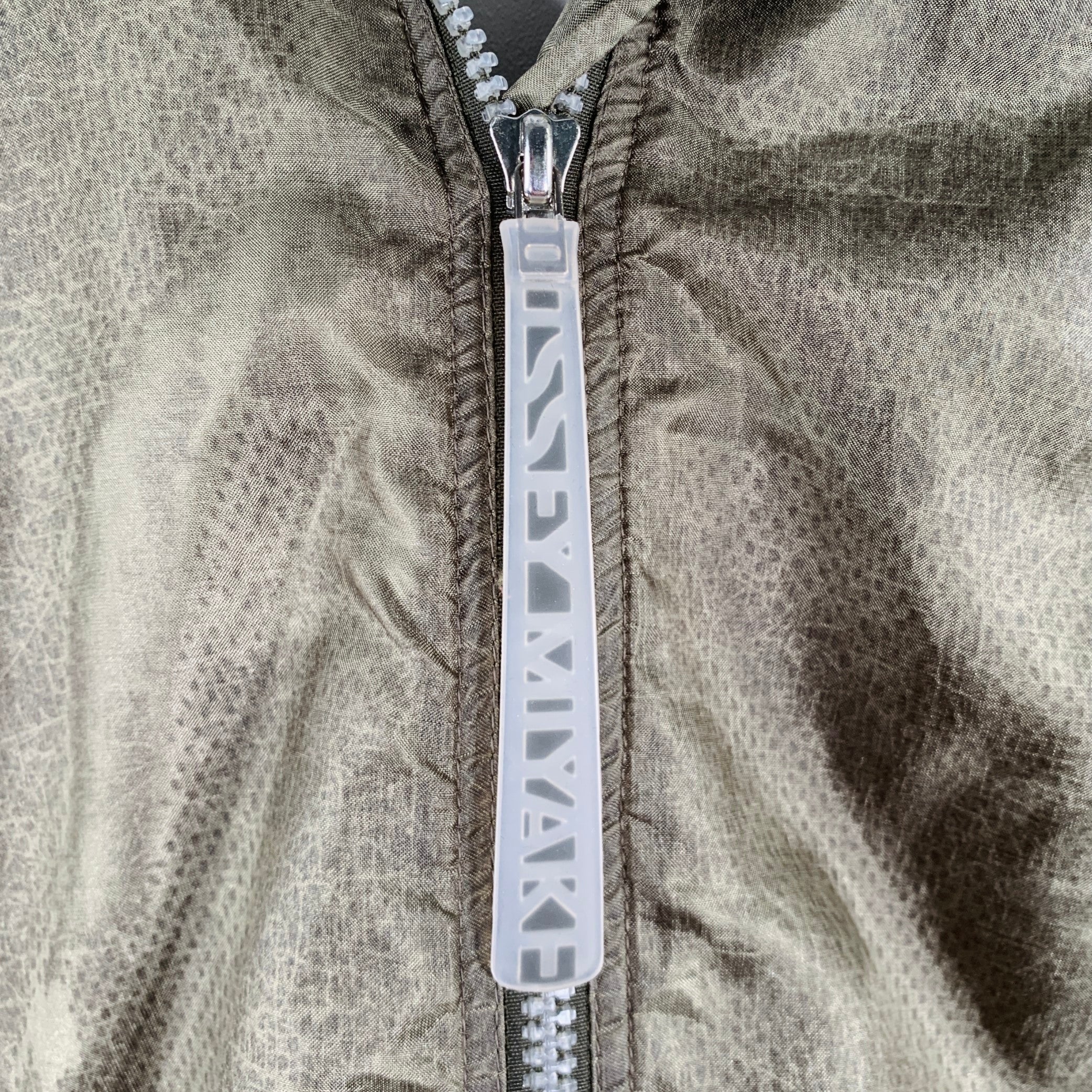 ISSEY MIYAKE Size L Green Sage Mesh Windbreaker Jacket - Image 2
