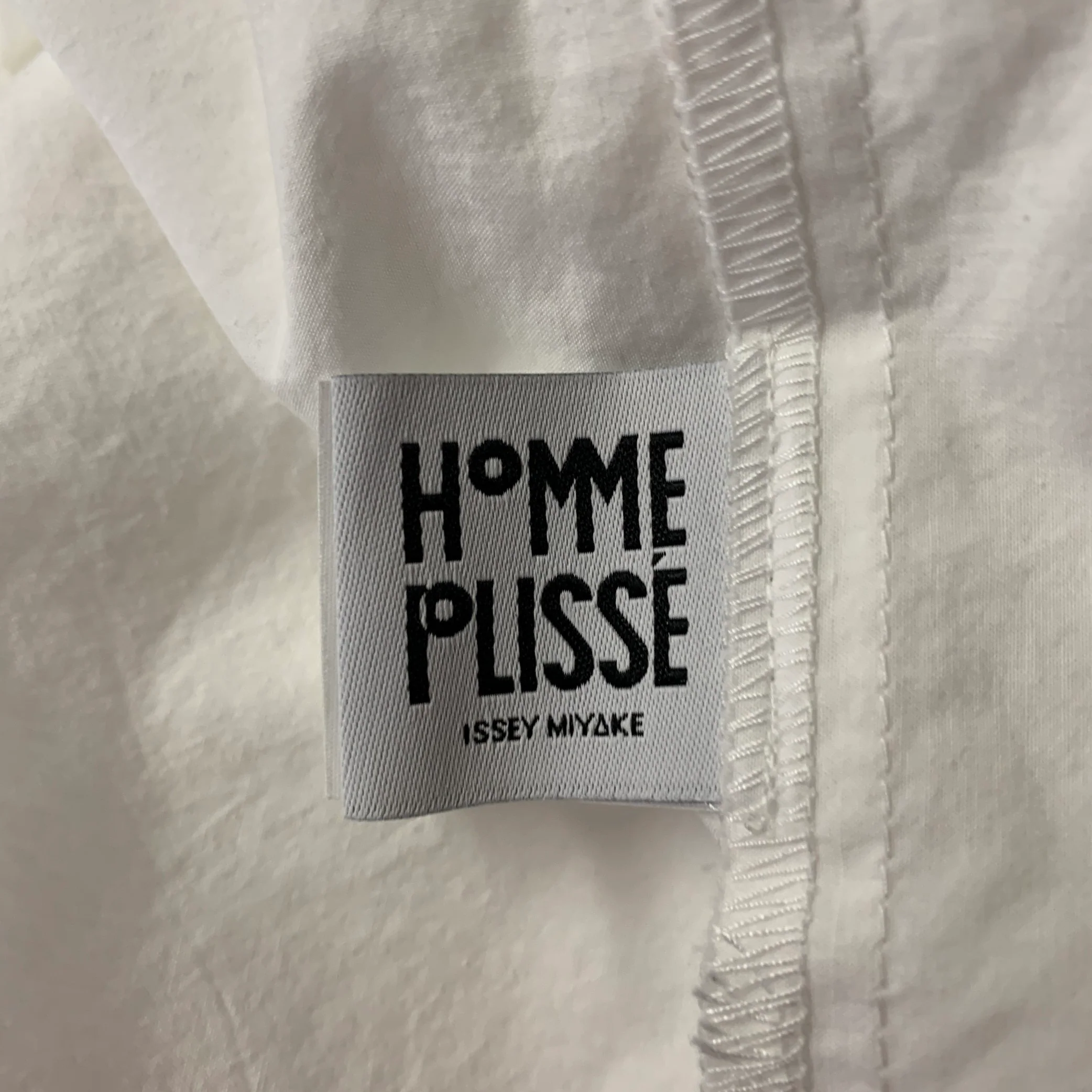ISSEY MIYAKE Size L White Cotton Nehru Collar Shirt - Image 5
