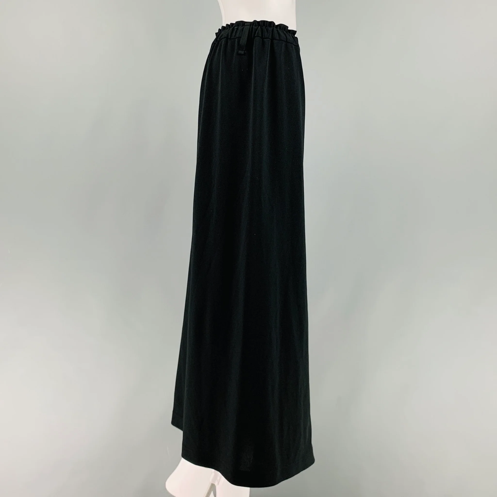 ISSEY MIYAKE Size M Black Elastic Waistband Casual Pants - Image 2