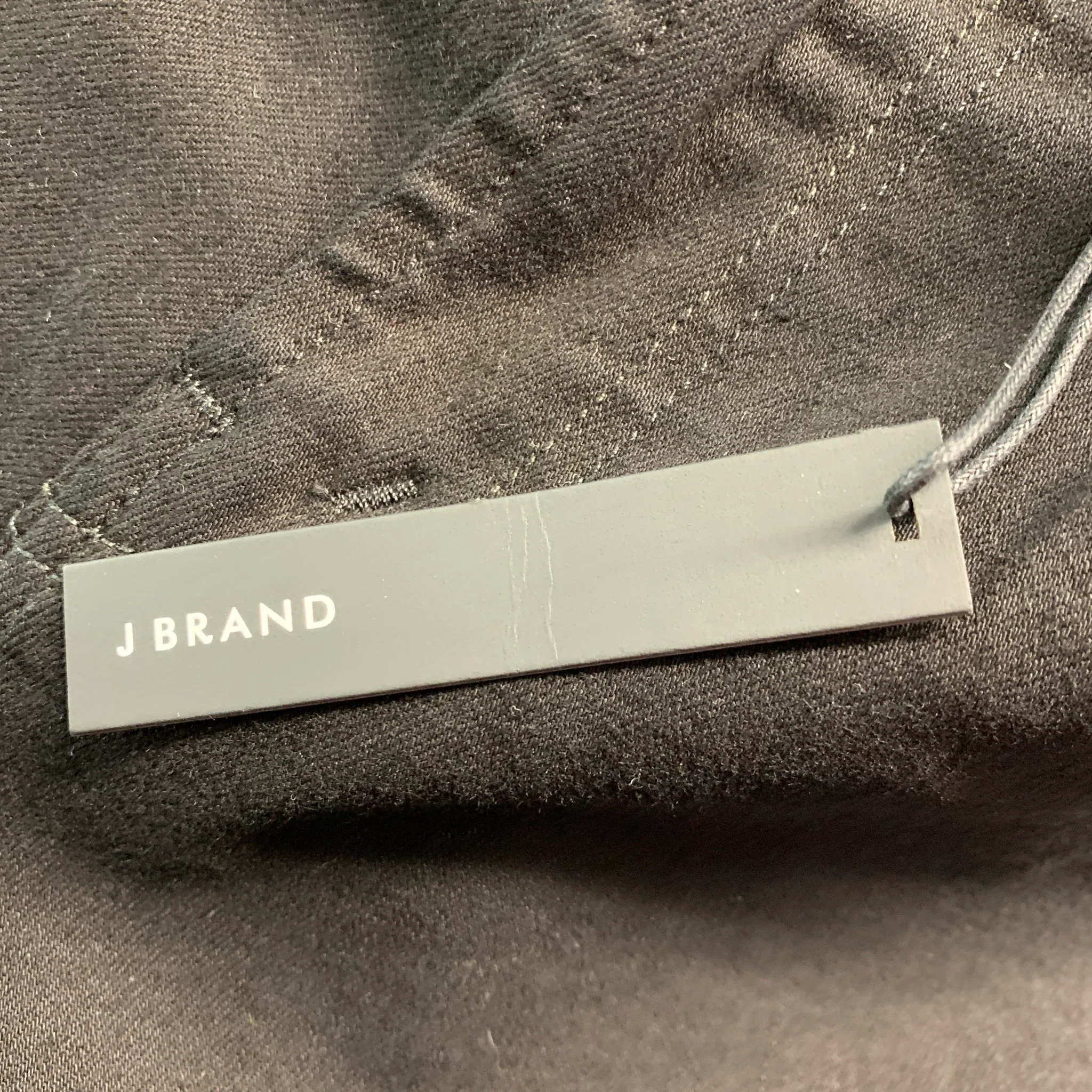 J BRAND Size 29 Black Solid Cotton Elastane Zip Fly Jeans - Image 5
