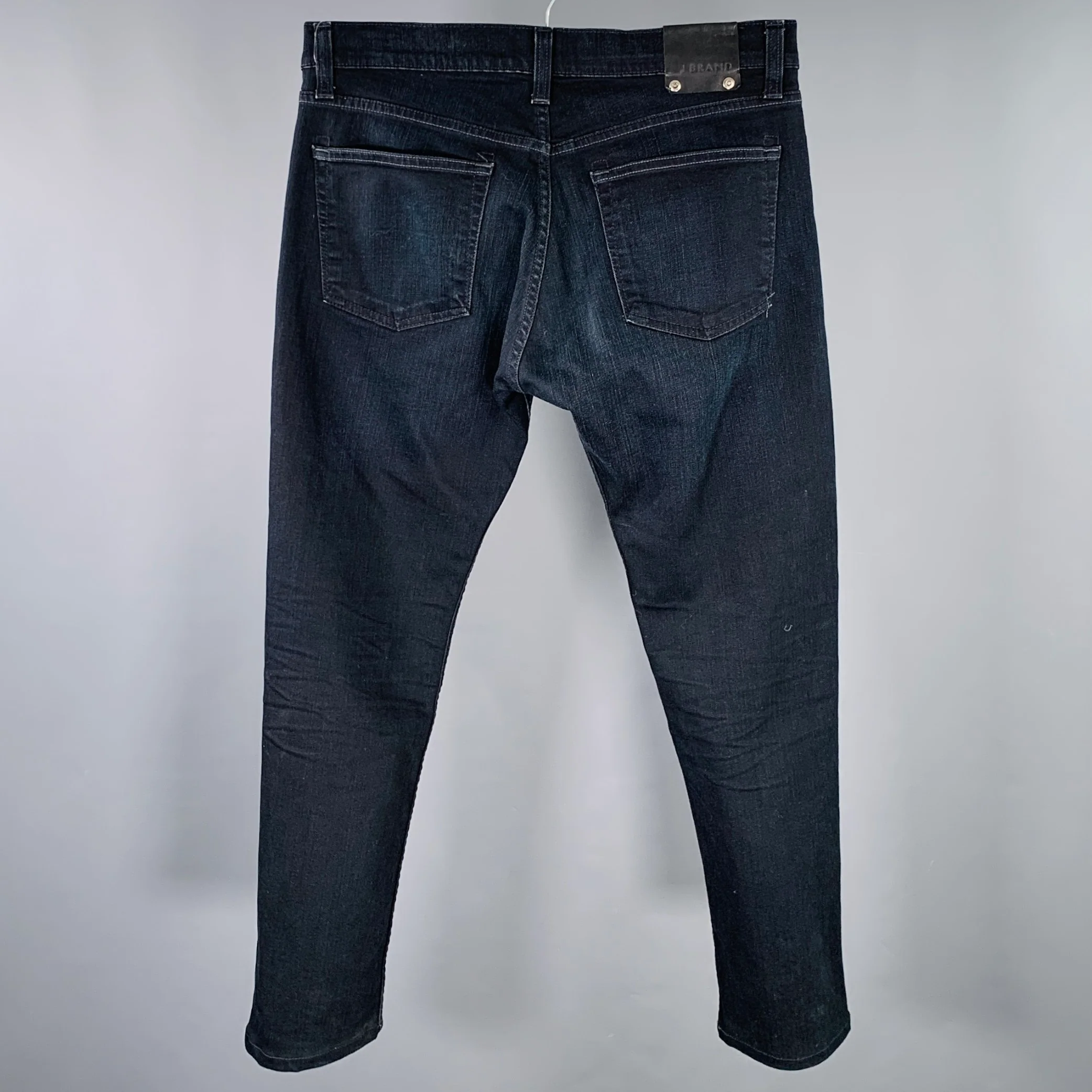 J.BRAND Size 32 Kane Black Cotton Blend Slim Jeans - Image 2
