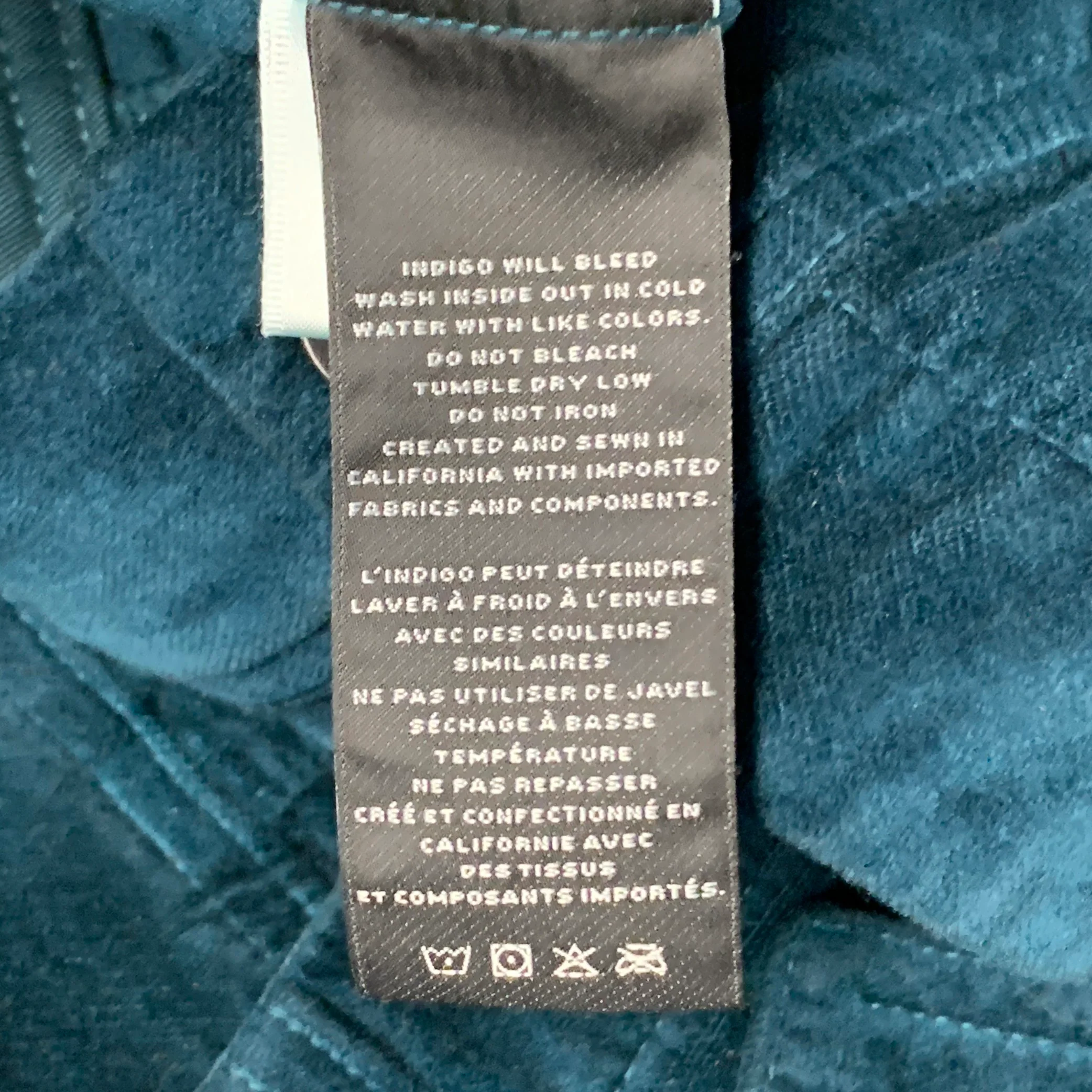J BRAND Size M Faye Emerald Green Cotton Blend Velvet Cropped Jacket - Image 5
