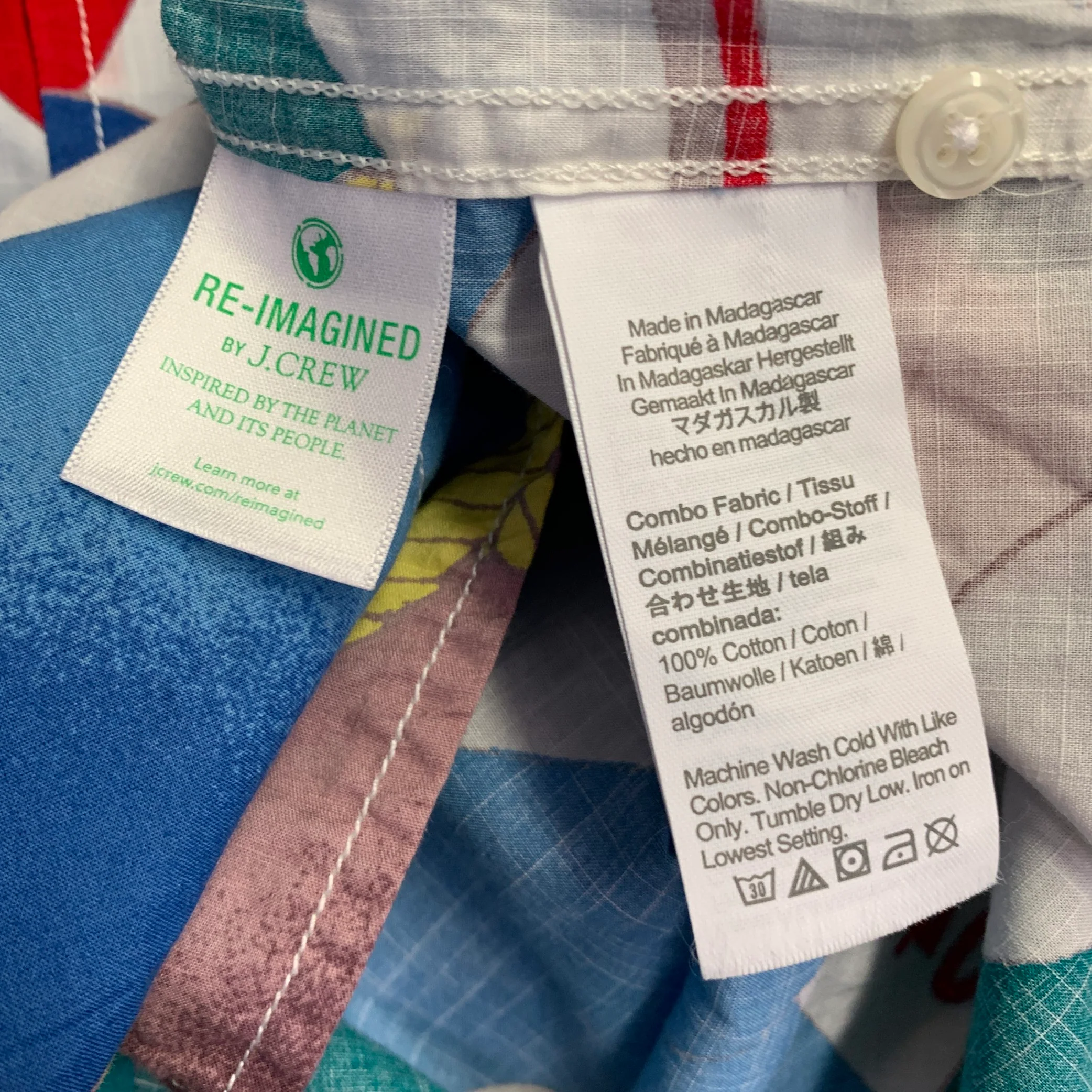J.CREW Size S Multi Color Cotton Nautical Two Pockets Short Sleeve Shirt - Image 5