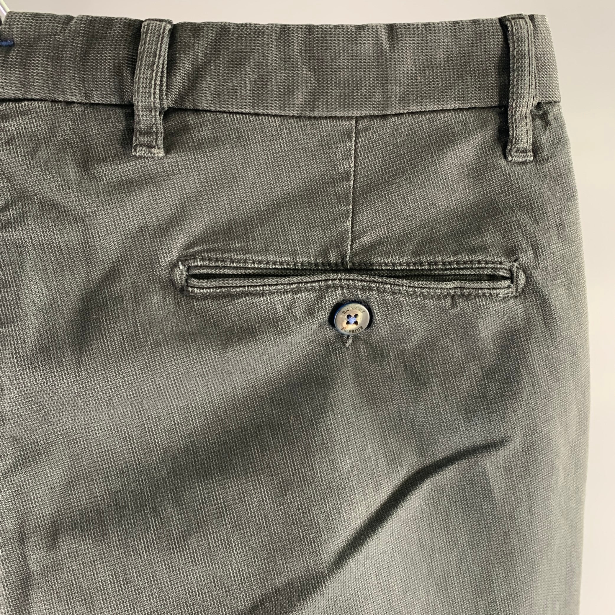 J.W. BRINE Size 34 Grey Heather Straight Casual Pants - Image 3