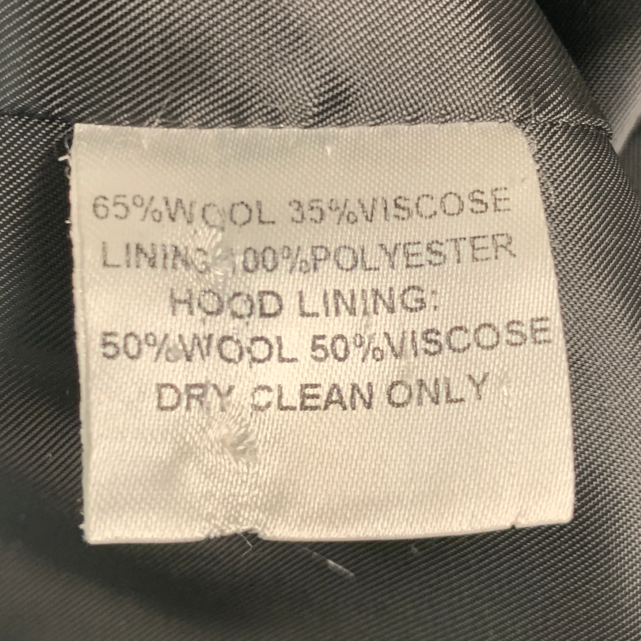 JACK LONDON Size 40 Grey Wool Blend Toggle Hooded Coat - Image 6